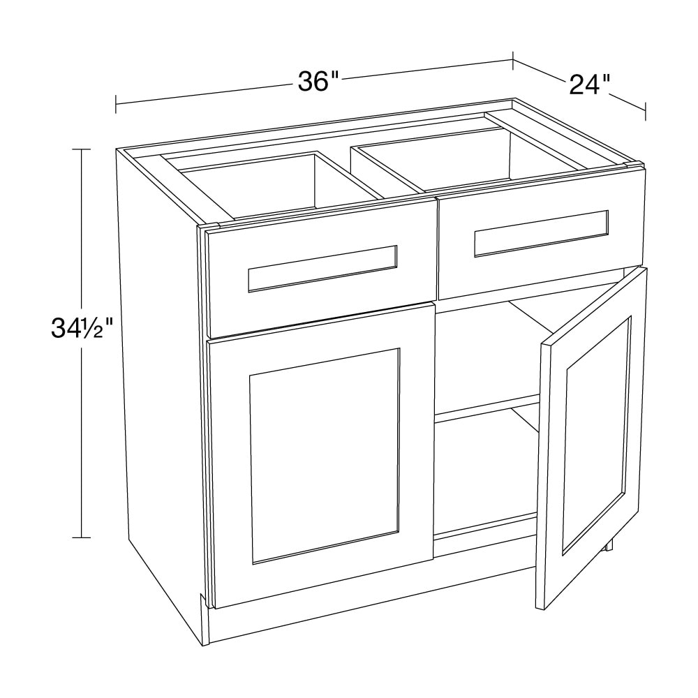 Luxxe Cabinetry B36-HCN Cabinets-Kitchen - View #5