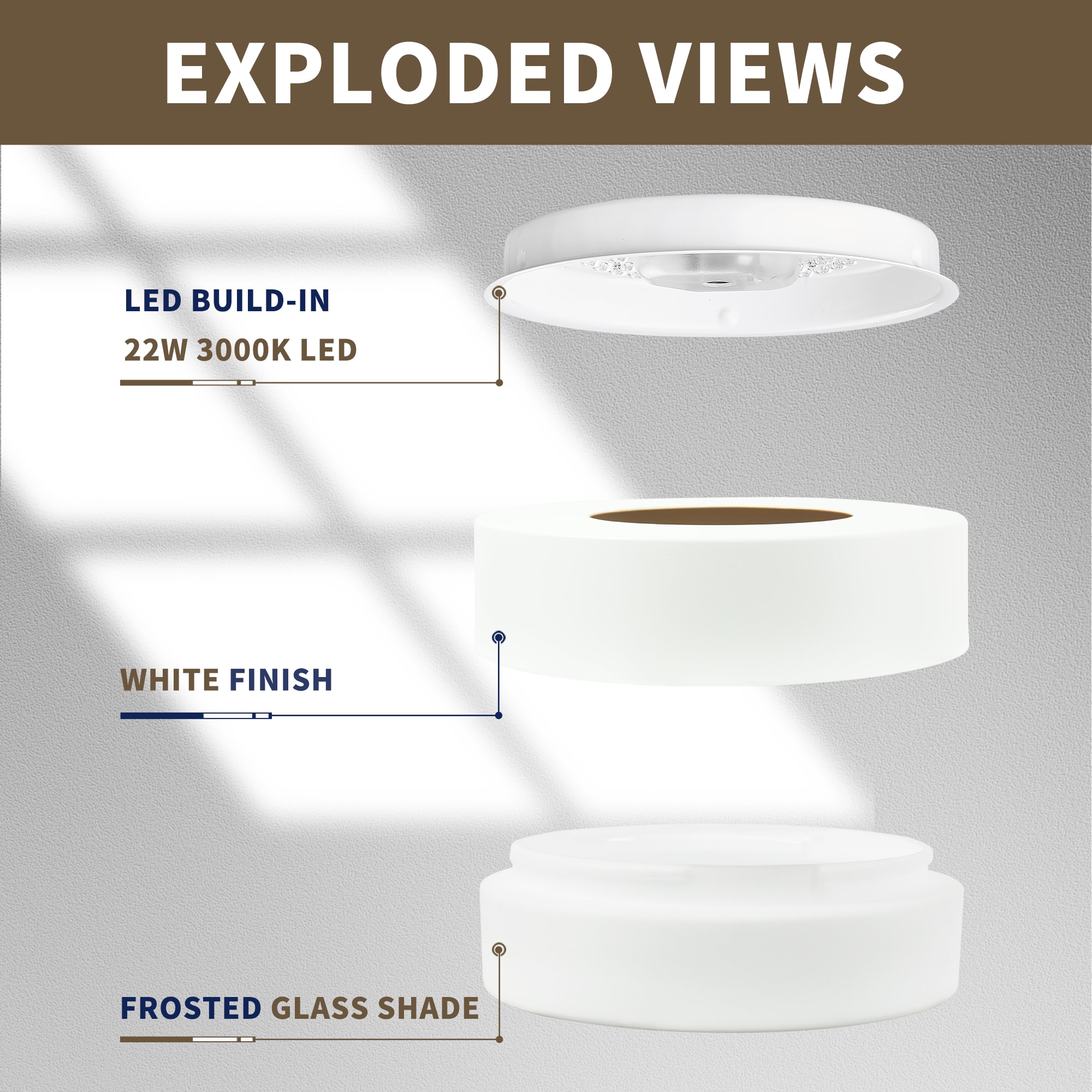 LTMATE LSC3336-290-WH LED flushmounts - View #4