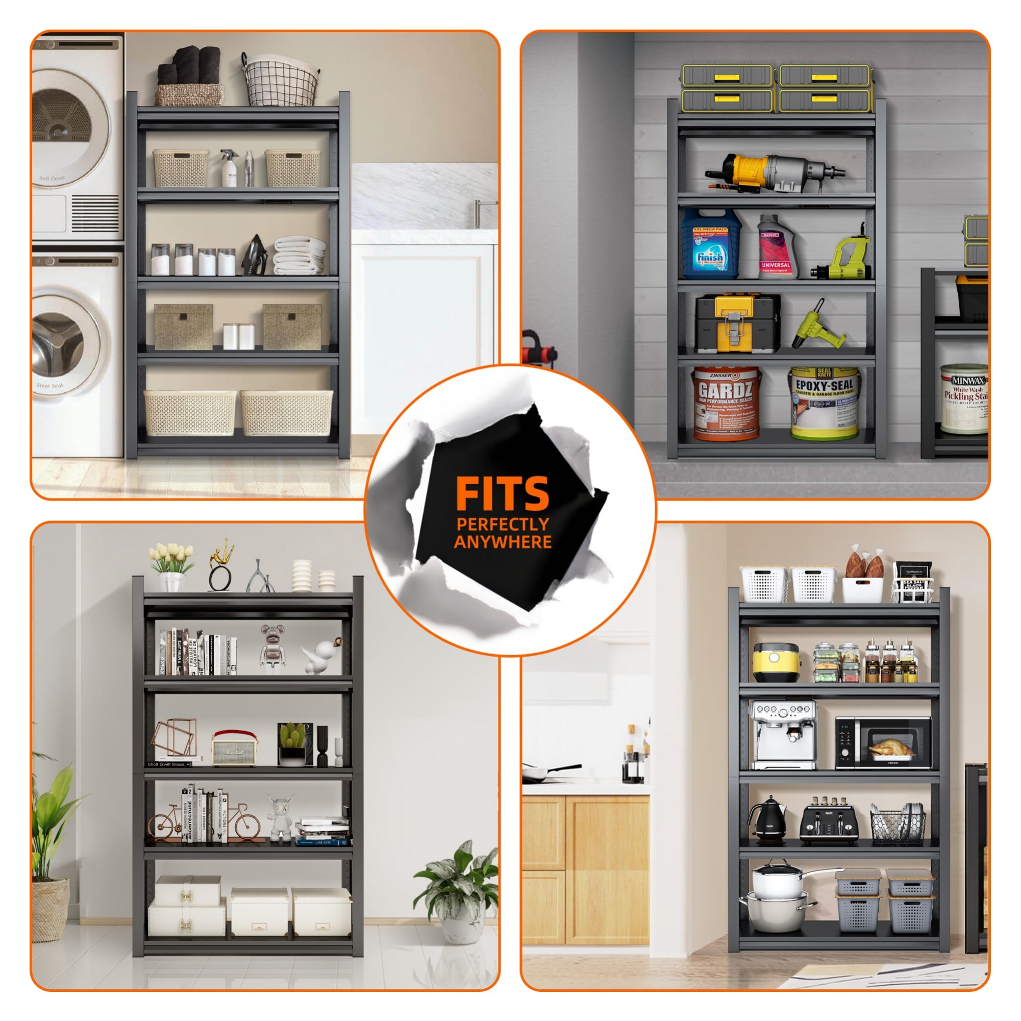 Siavonce XH38201 Free-Standing-Shelving - View #8