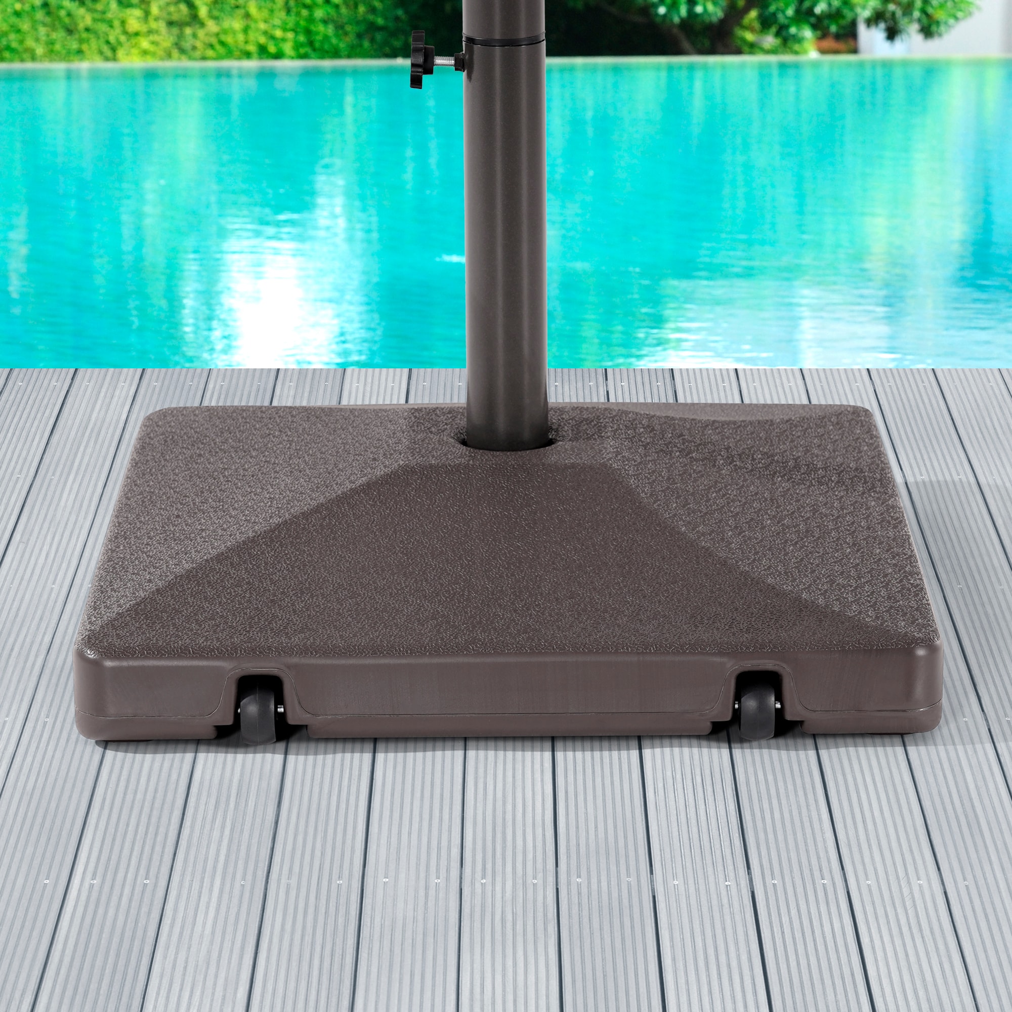 ACEGOSES LW-UB-70 Patio Umbrella Base Black Patio Umbrella Base