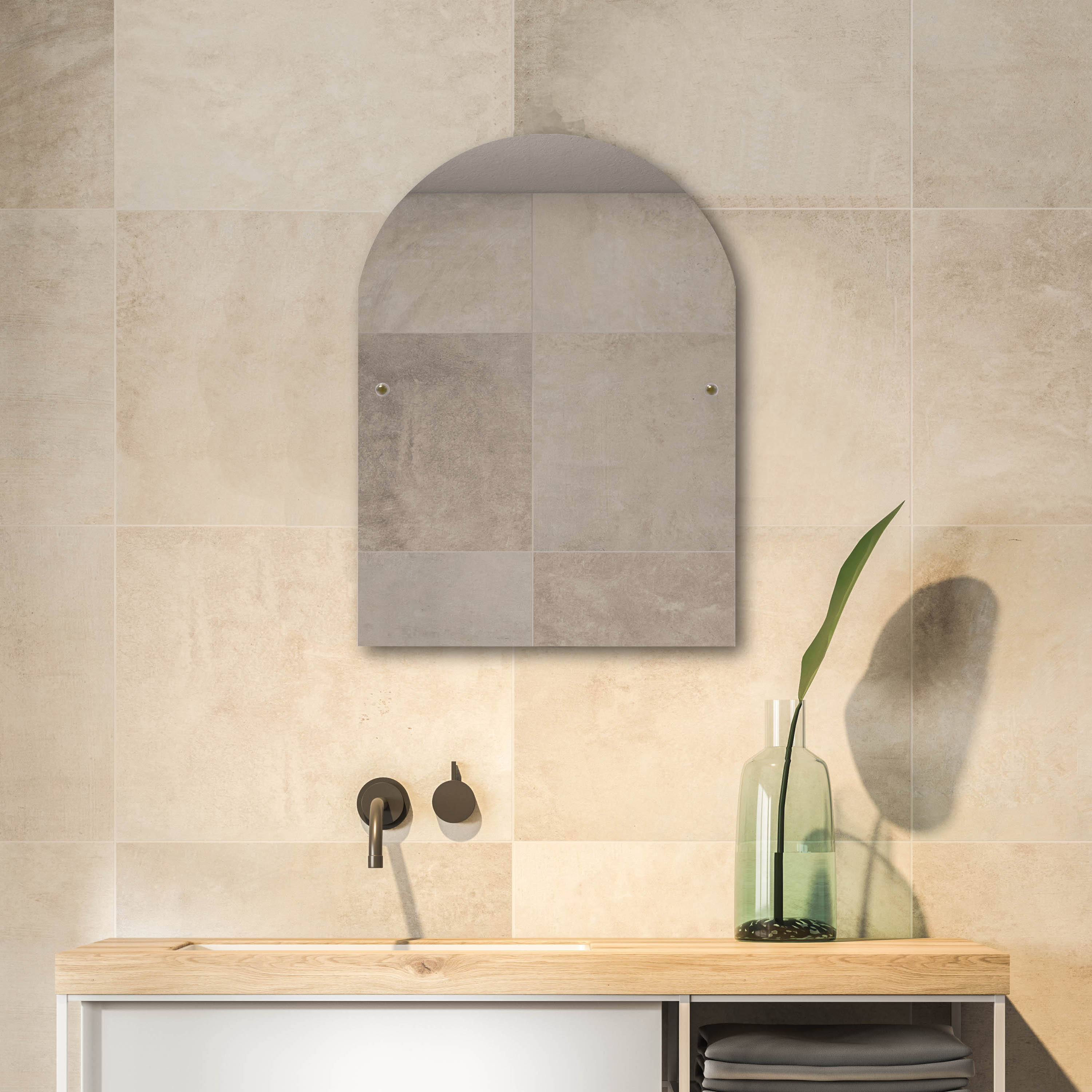 Allied Brass SL-94-ABR Framed-Bath-Mirrors - View #3