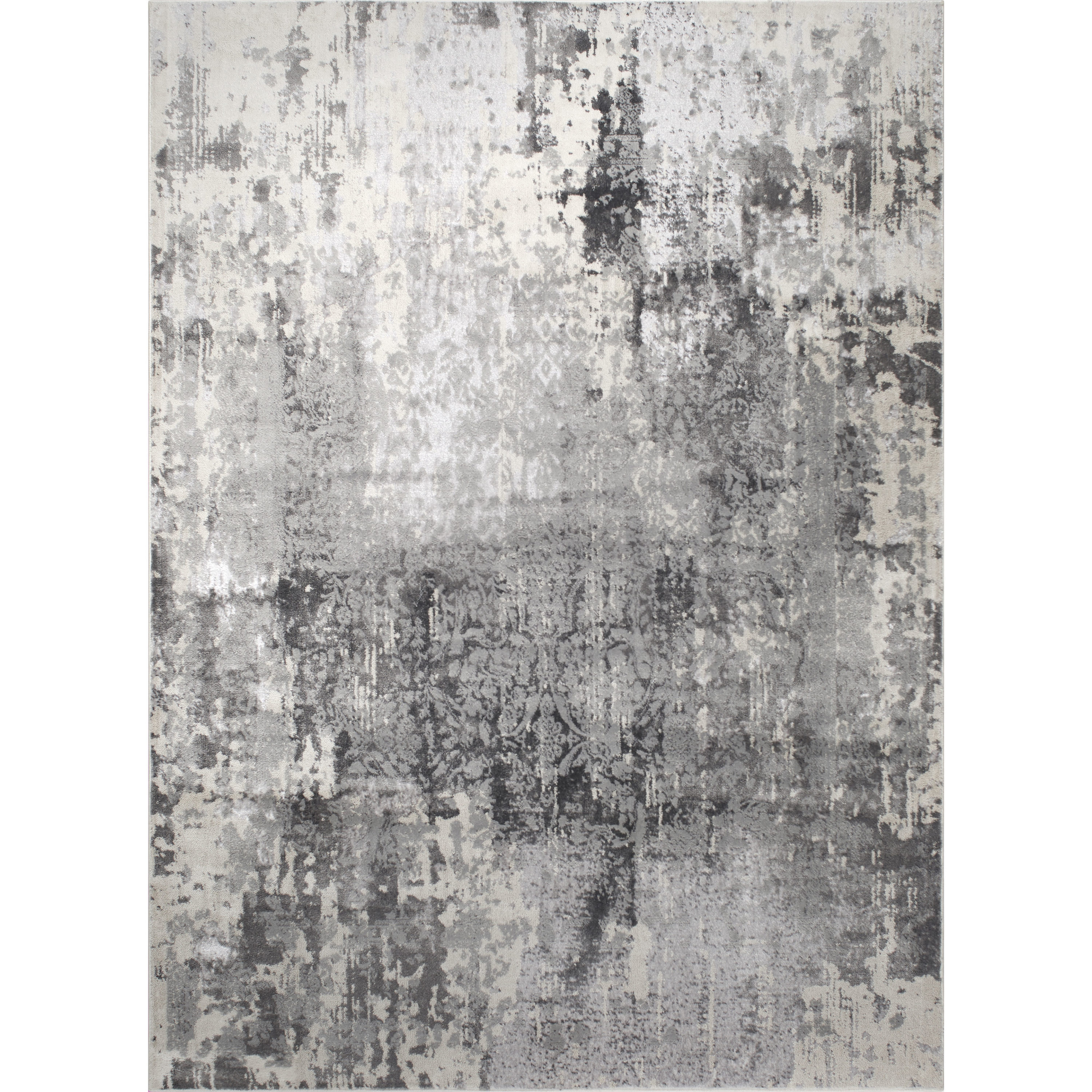 Christian Siriano 2-529-451 5 x 7 Ivory-gray Indoor Abstract Area Rug