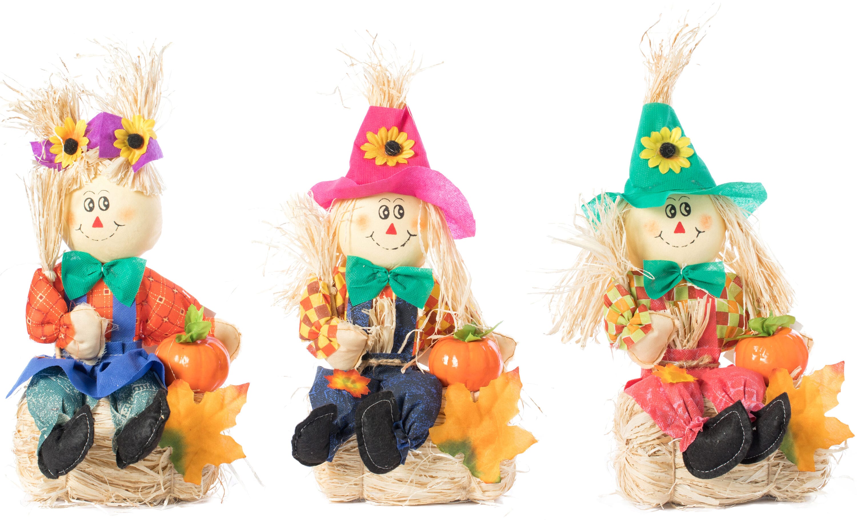 Gardenised QI003721 1.08-ft Scarecrow Yard decoration 3 -Pack