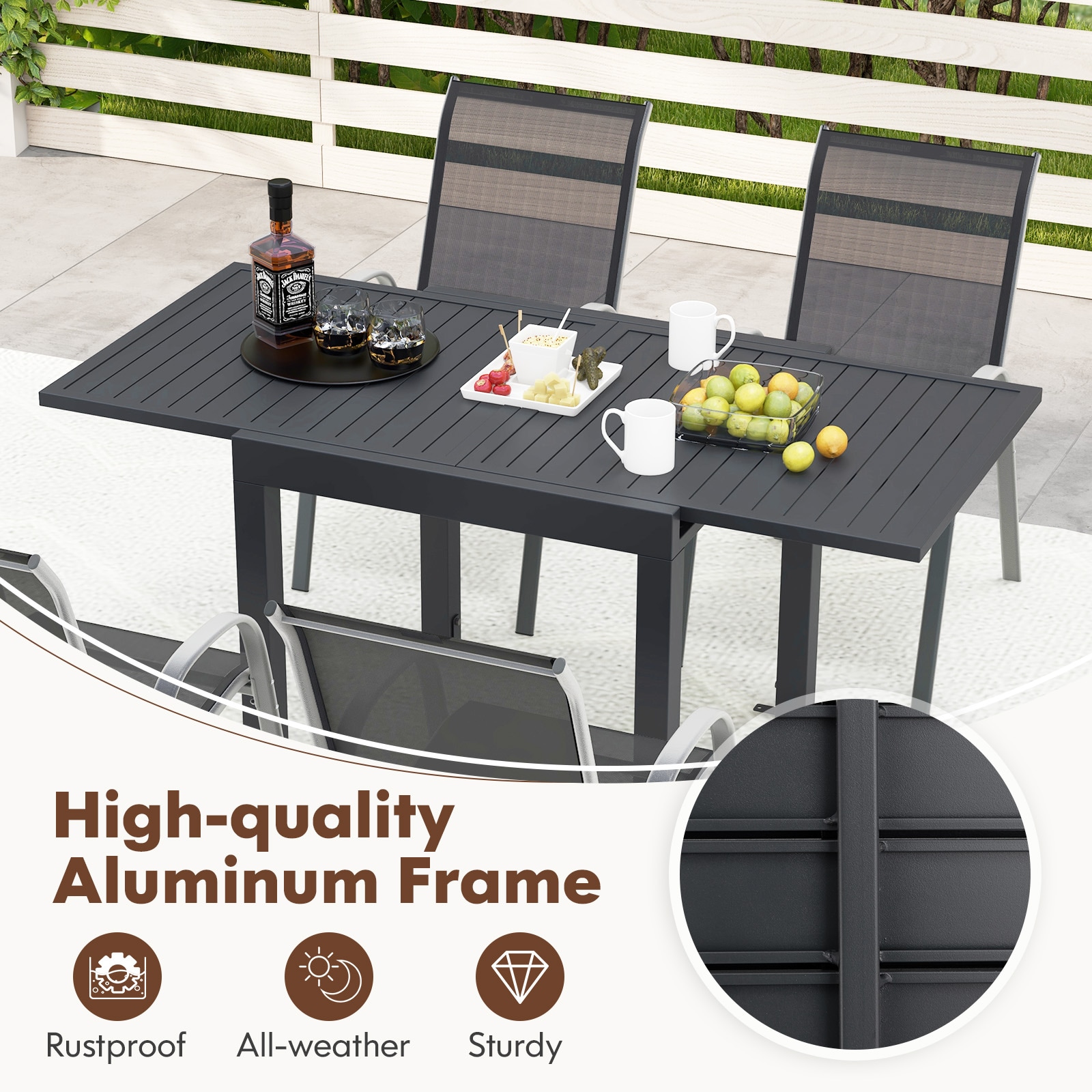 Poinic CWZ11692GR-11384DK-4 Patio-Dining-Sets - View #6