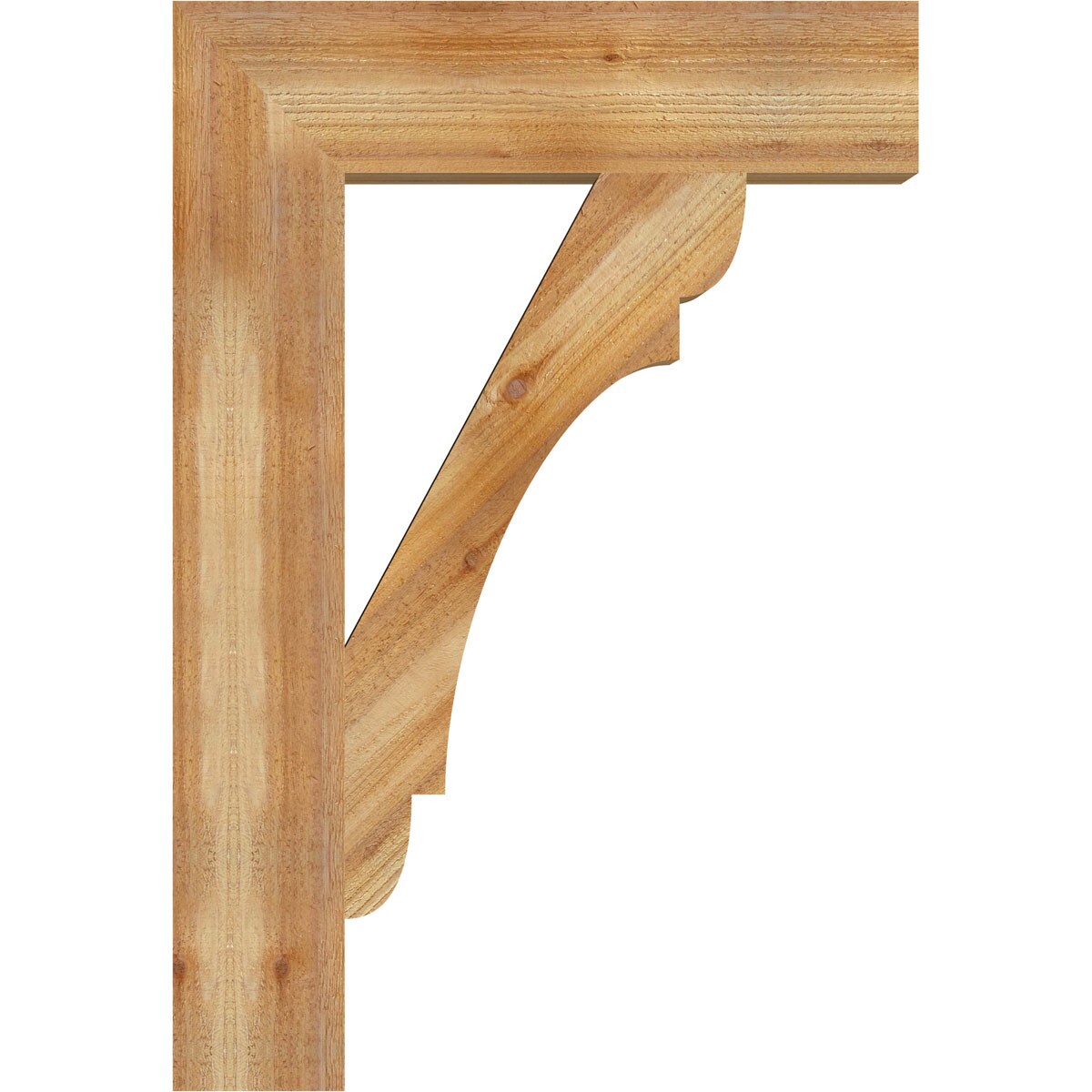 Ekena Millwork BKT06X26X38OLY05RWR Exterior-Brackets-Braces - View #3