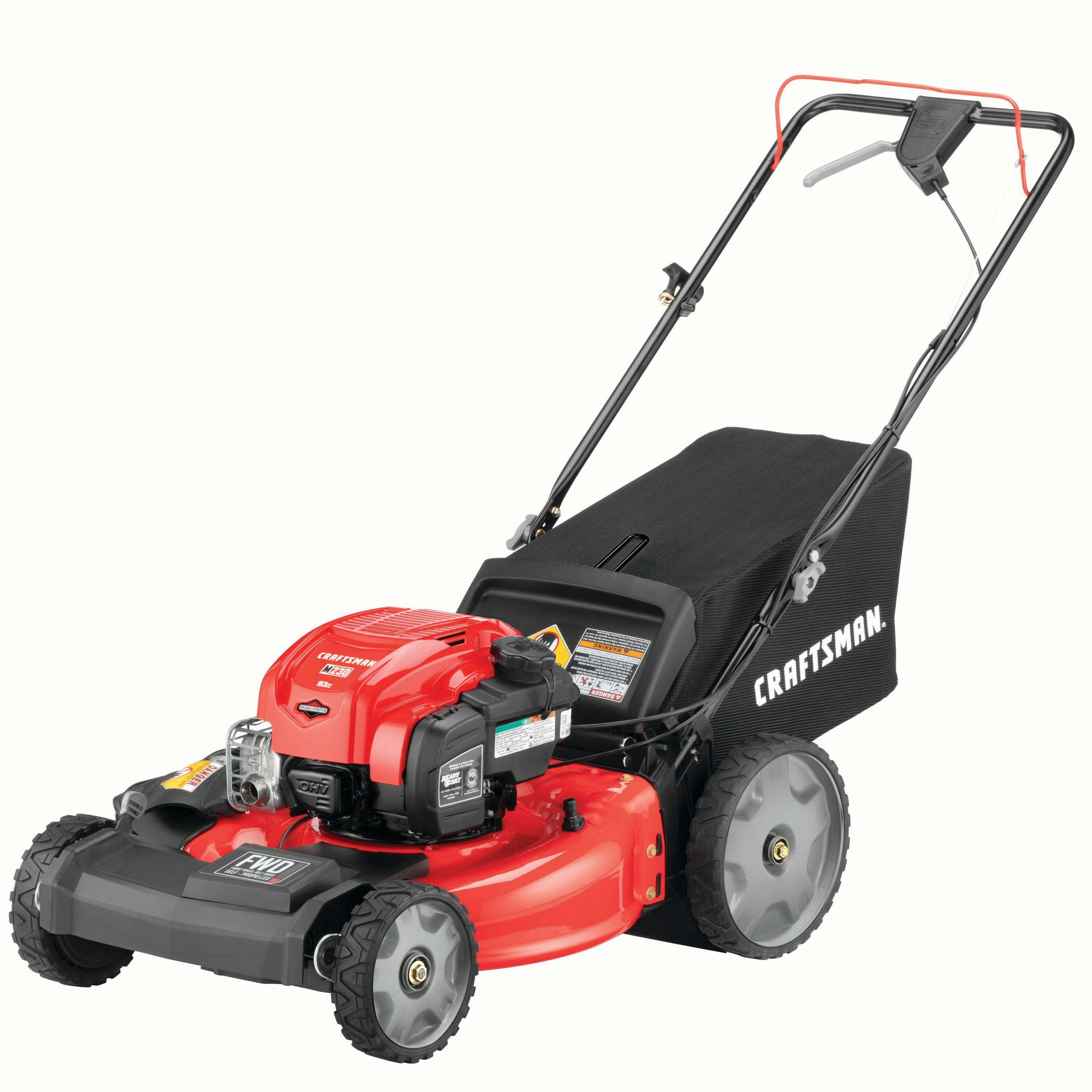 lawn mower rear wheel drive vs front