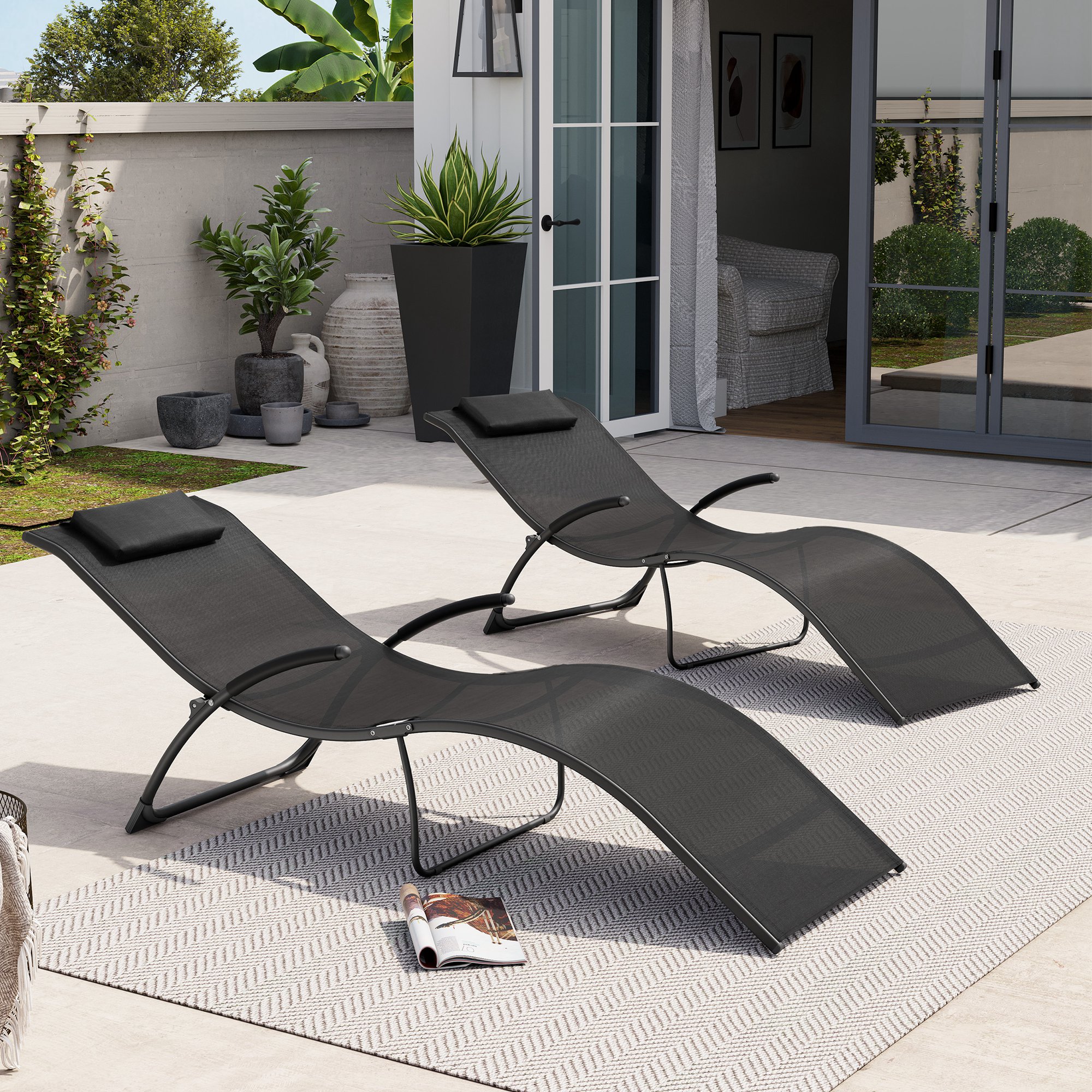 Crestlive Products CL-LG005BLK Patio-Chairs - View #7