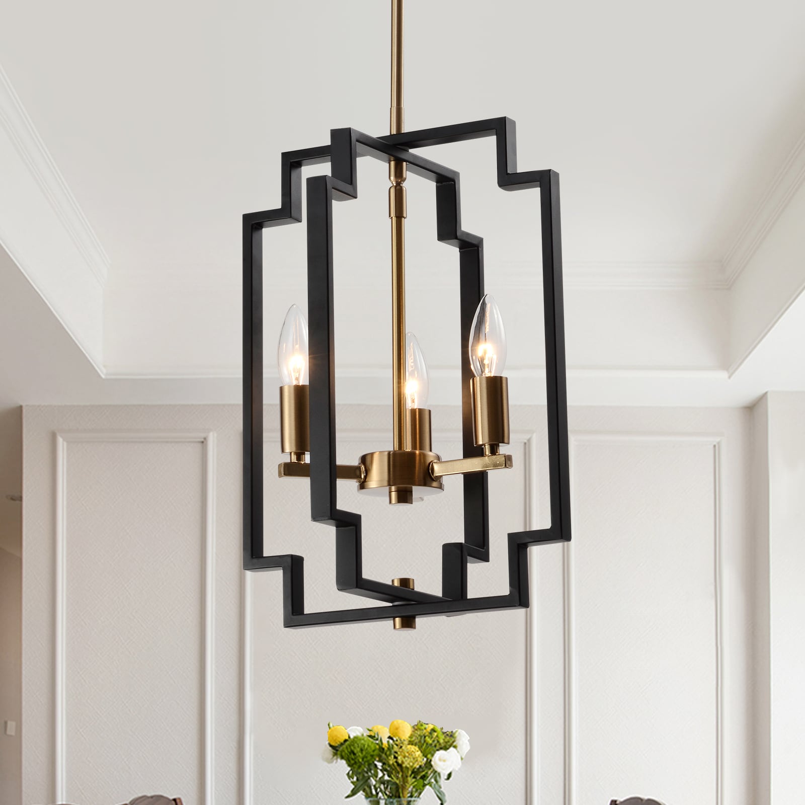 Maxax Bartow 3 -Light Multiple colors Metal Chandelier
