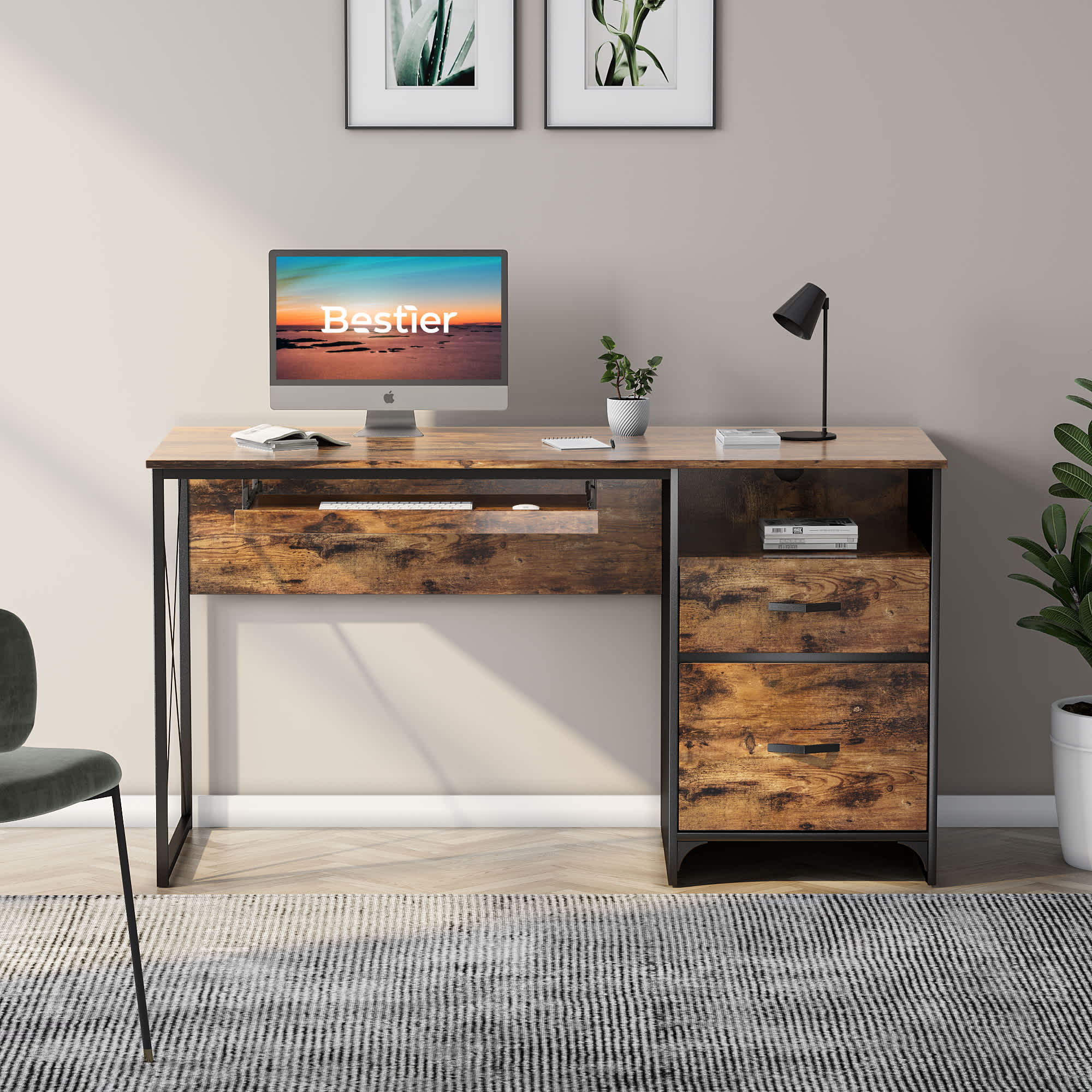 Bestier LOW-D374Q-RST desks - View #7
