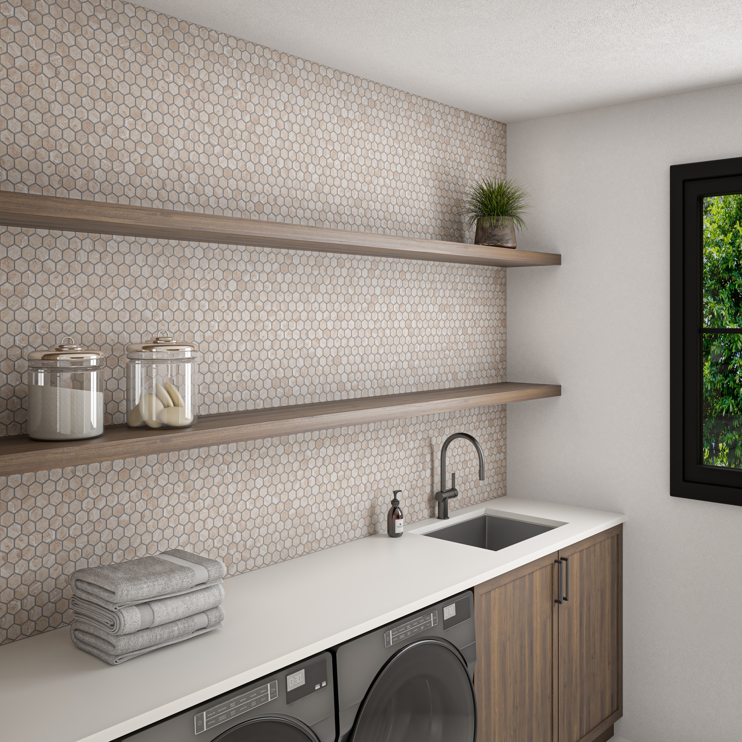 STAINMASTER SM7715HEXXTMTLW Ceramic-Tile - View #6