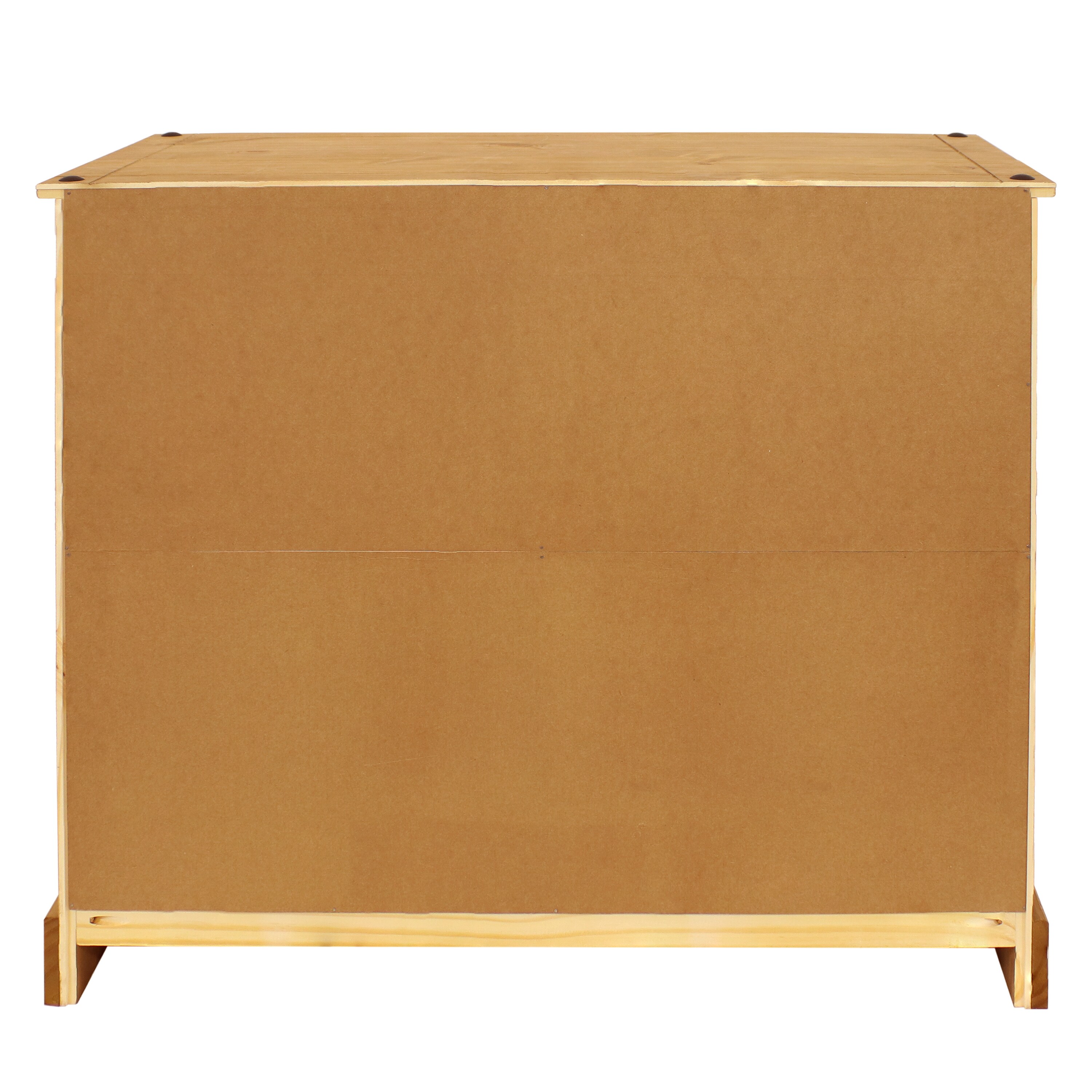 Sunnydaze Light Brown Pine 9-Drawer Farmhouse Chest