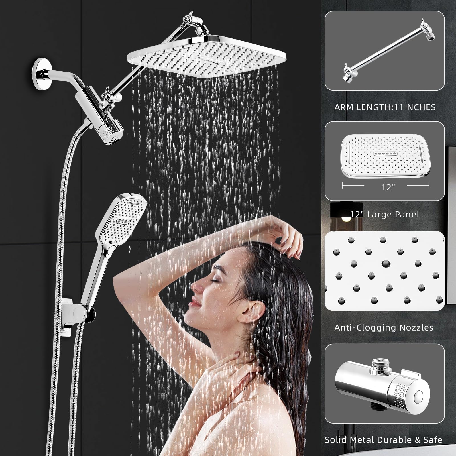TNSO 5749848447824 Fixed-Showerhead - View #2