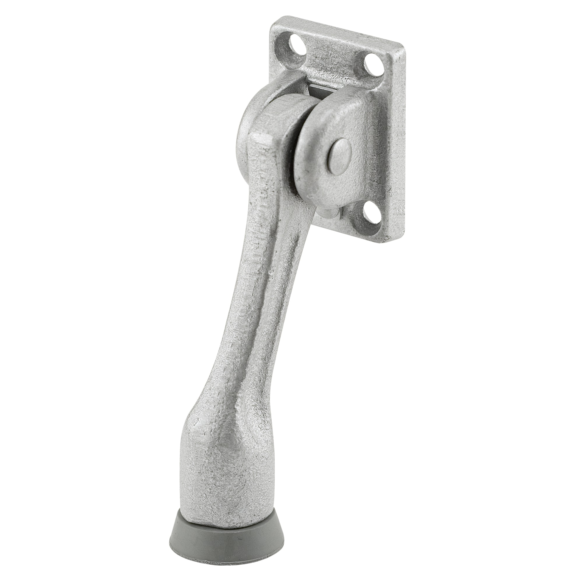 Prime-Line J 4551 3-1/2-in Satin nickel Kick-down Door Stop