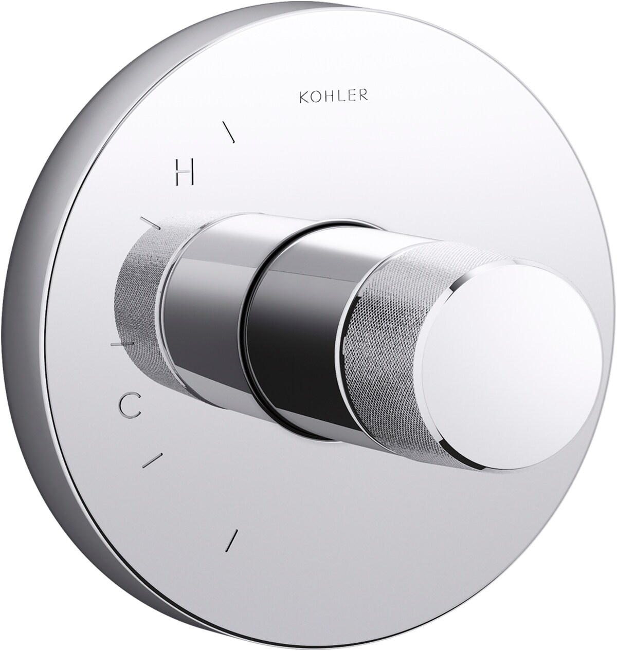 KOHLER K-TS78015-8-CP Polished Chrome Knob Shower Faucet Handle