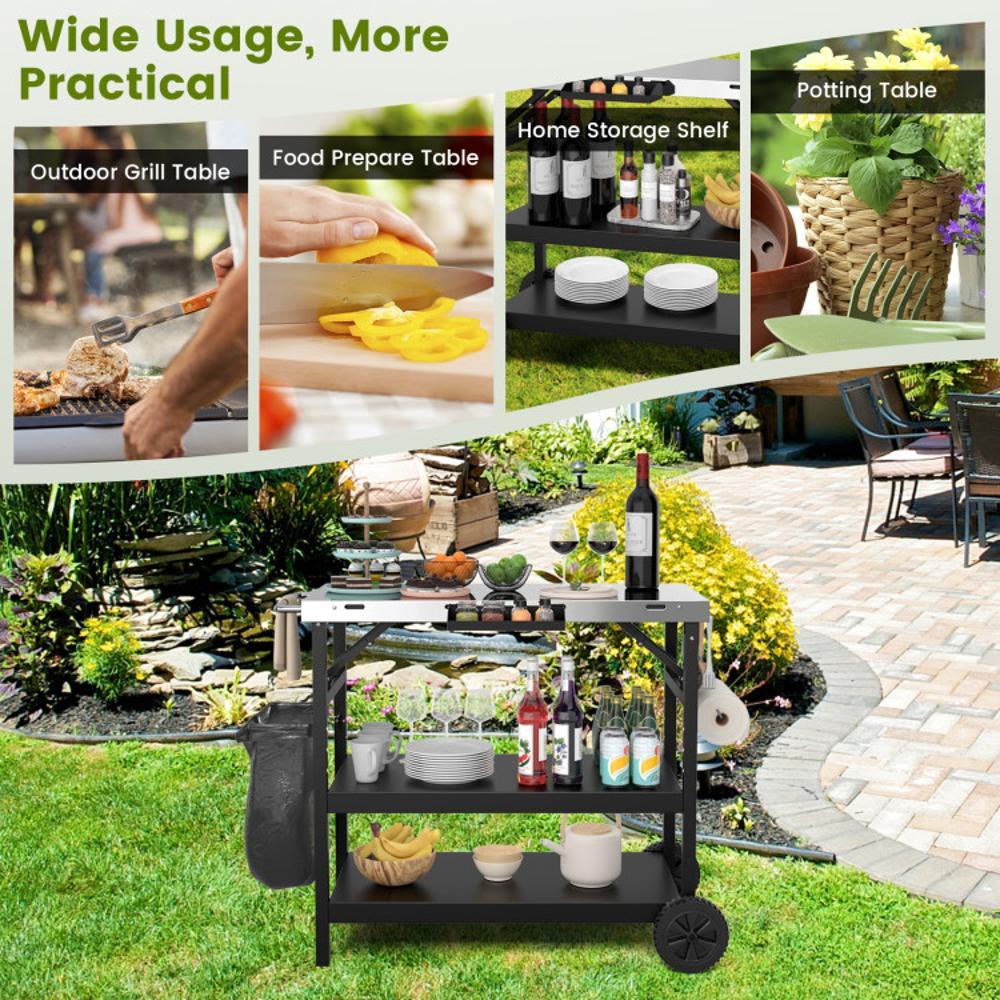 BABOOM BOM-0812BK-CO Grill-Carts-Grill-Stands - View #8