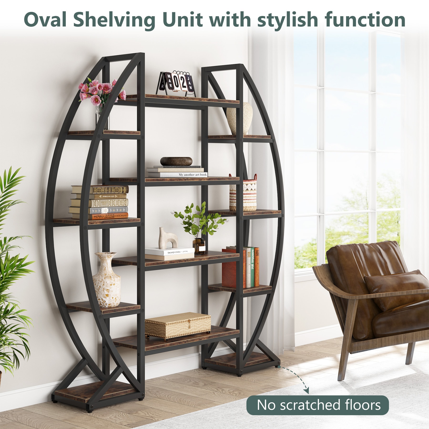 Tribesigns HOGA-C0663 bookcases - View #5