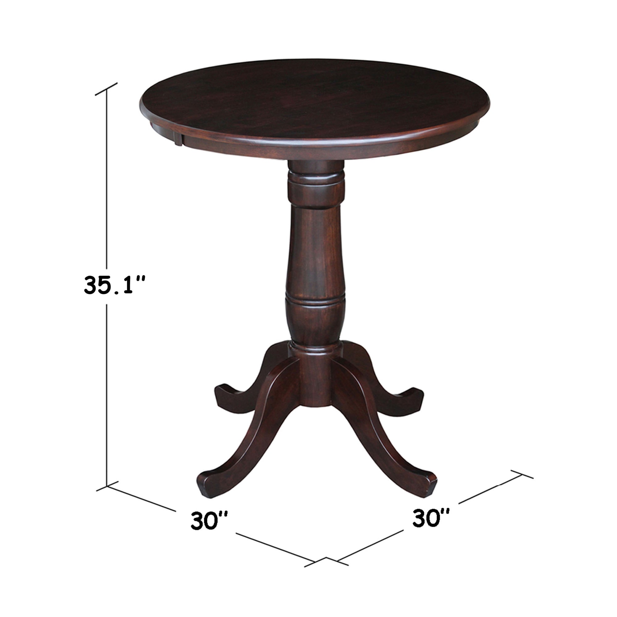 International Concepts K15-30RT-6B Dining-Tables - View #2