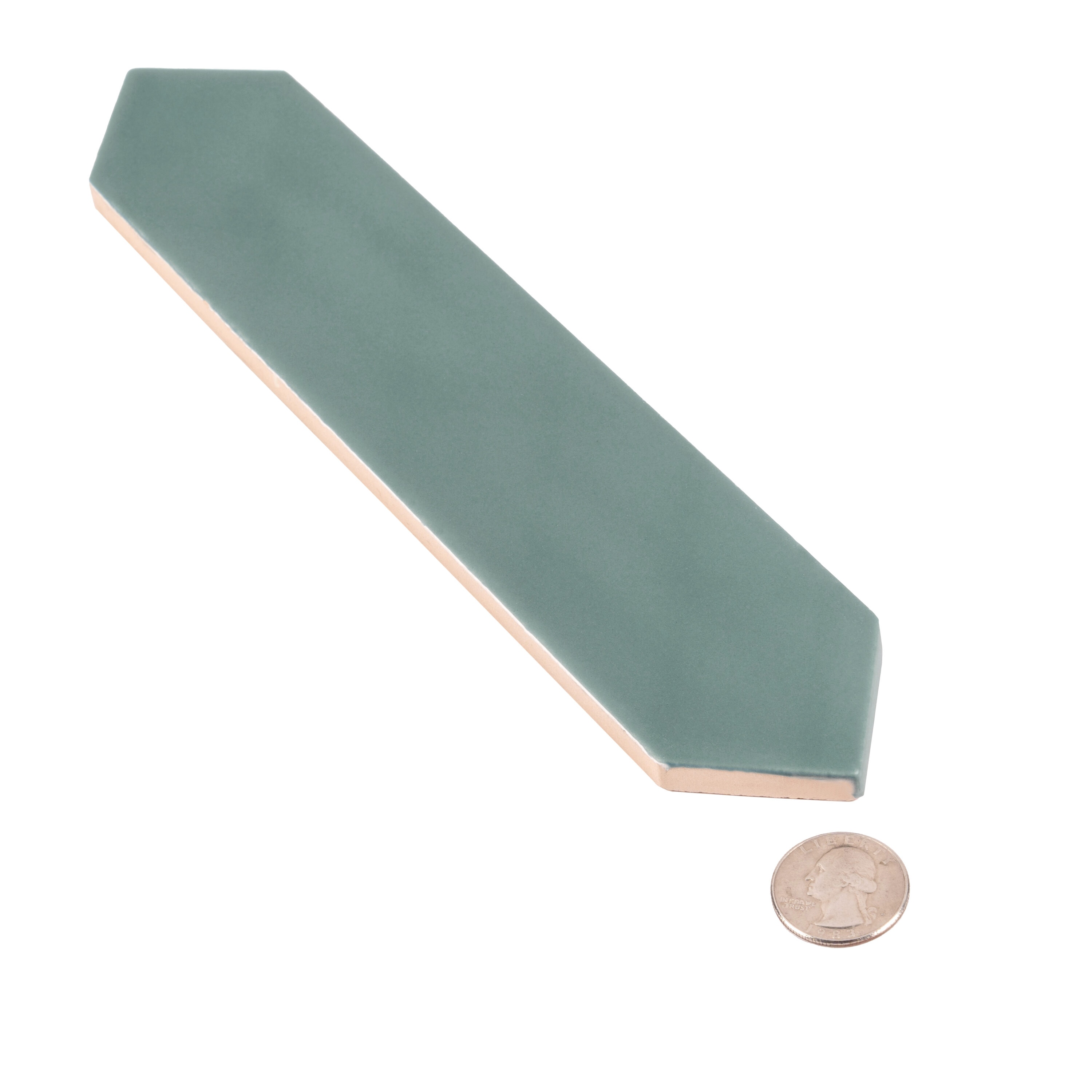 Apollo Tile Piquet Pine Green 2-in x 10-in Matte Ceramic Stone Look ...