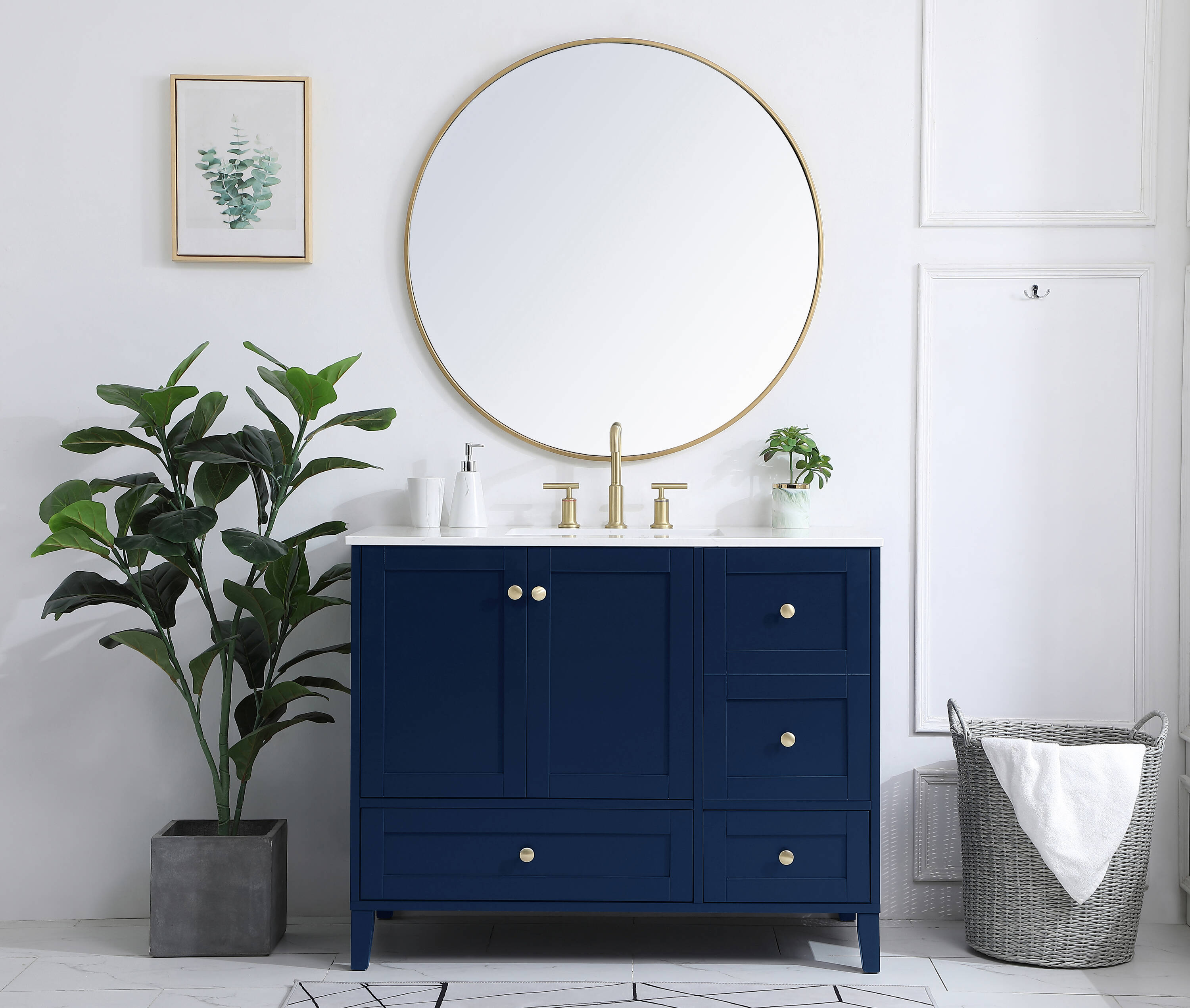 Elegant Decor FI54042BL Bath-Vanity-Combo - View #10