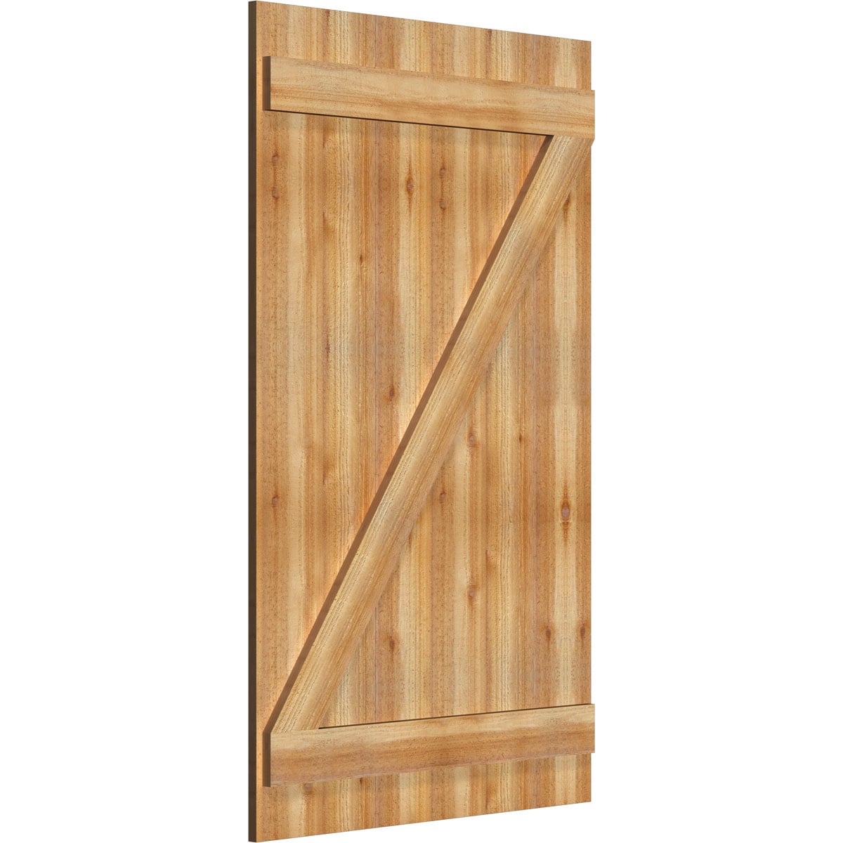 Ekena Millwork RBJ06Z32X053RWR Exterior-Shutters - View #2