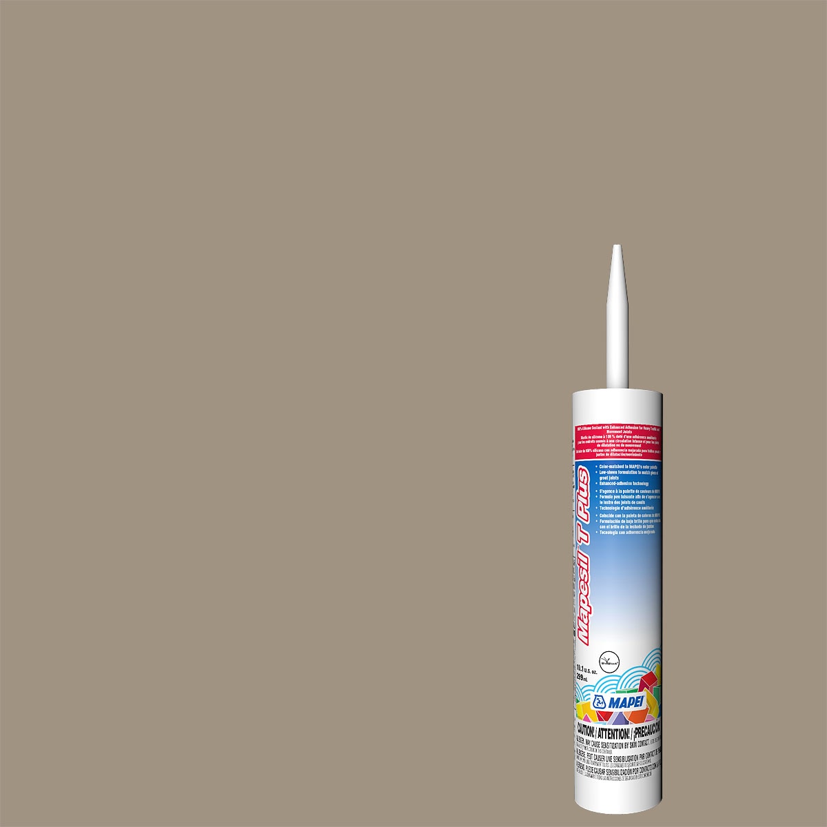 5105 Driftwood Mapesil T Plus Silicone Caulk
