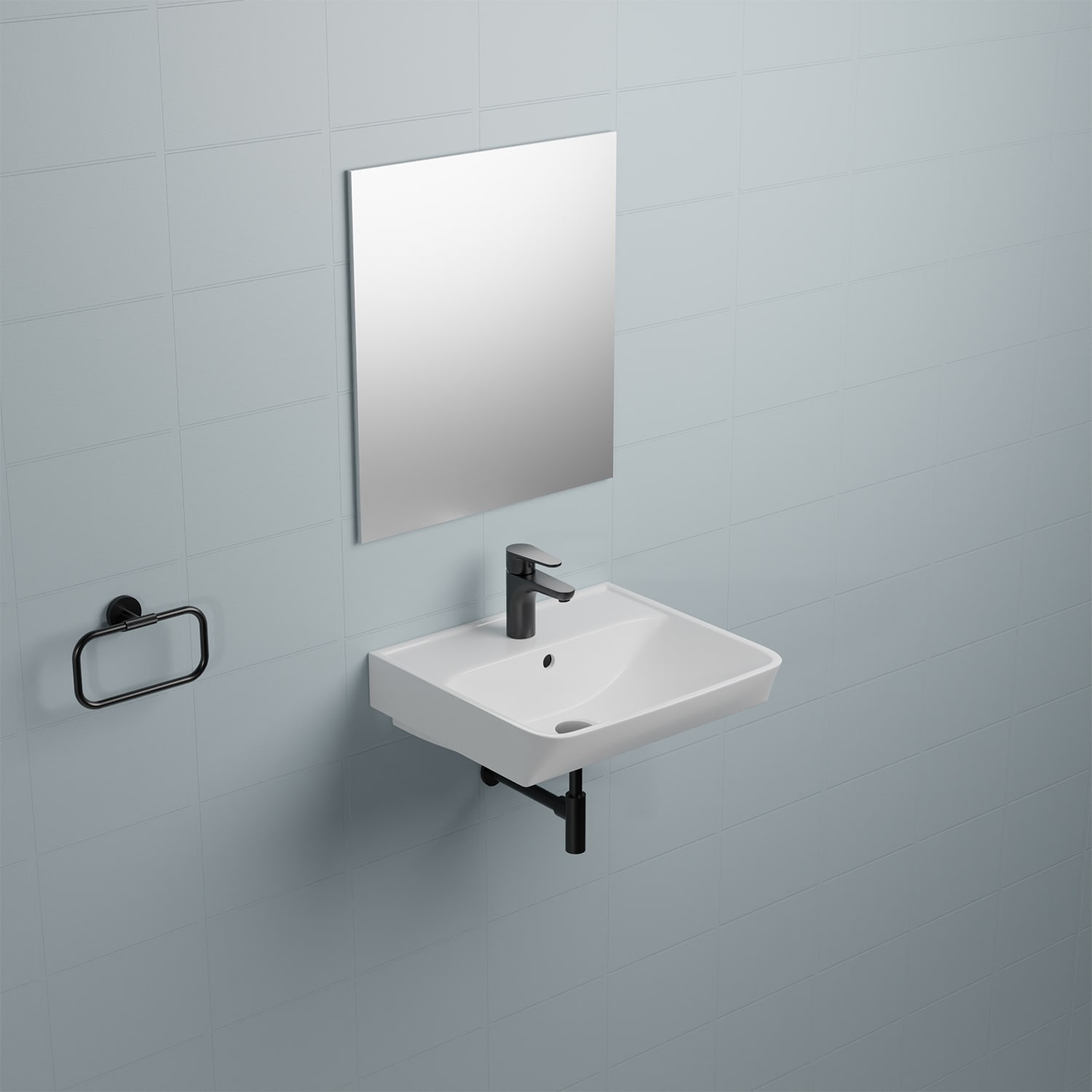 WS Bath Collections NEO 45.01 WG Bath-Sink - View #2