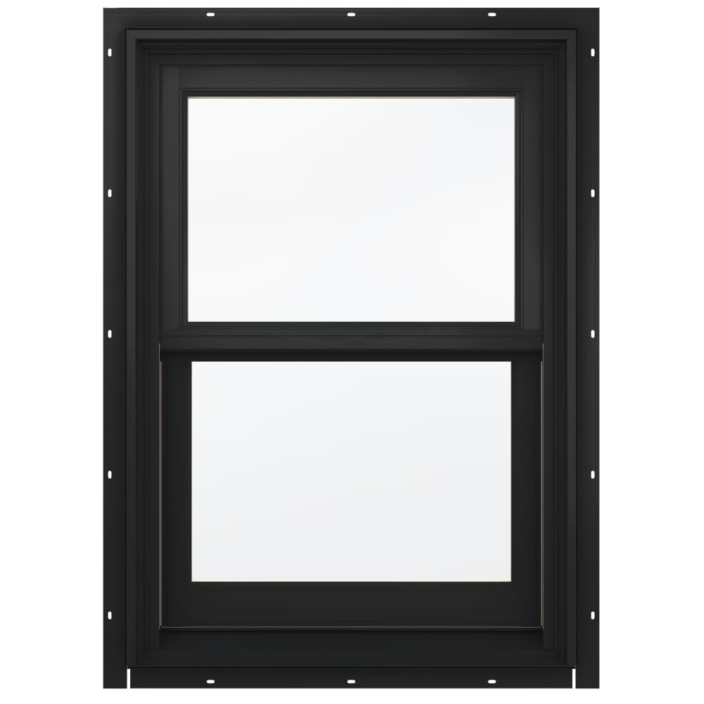 JELD-WEN New Construction Jamb Chestnut Bronze Aluminum-clad Dual-pane ...