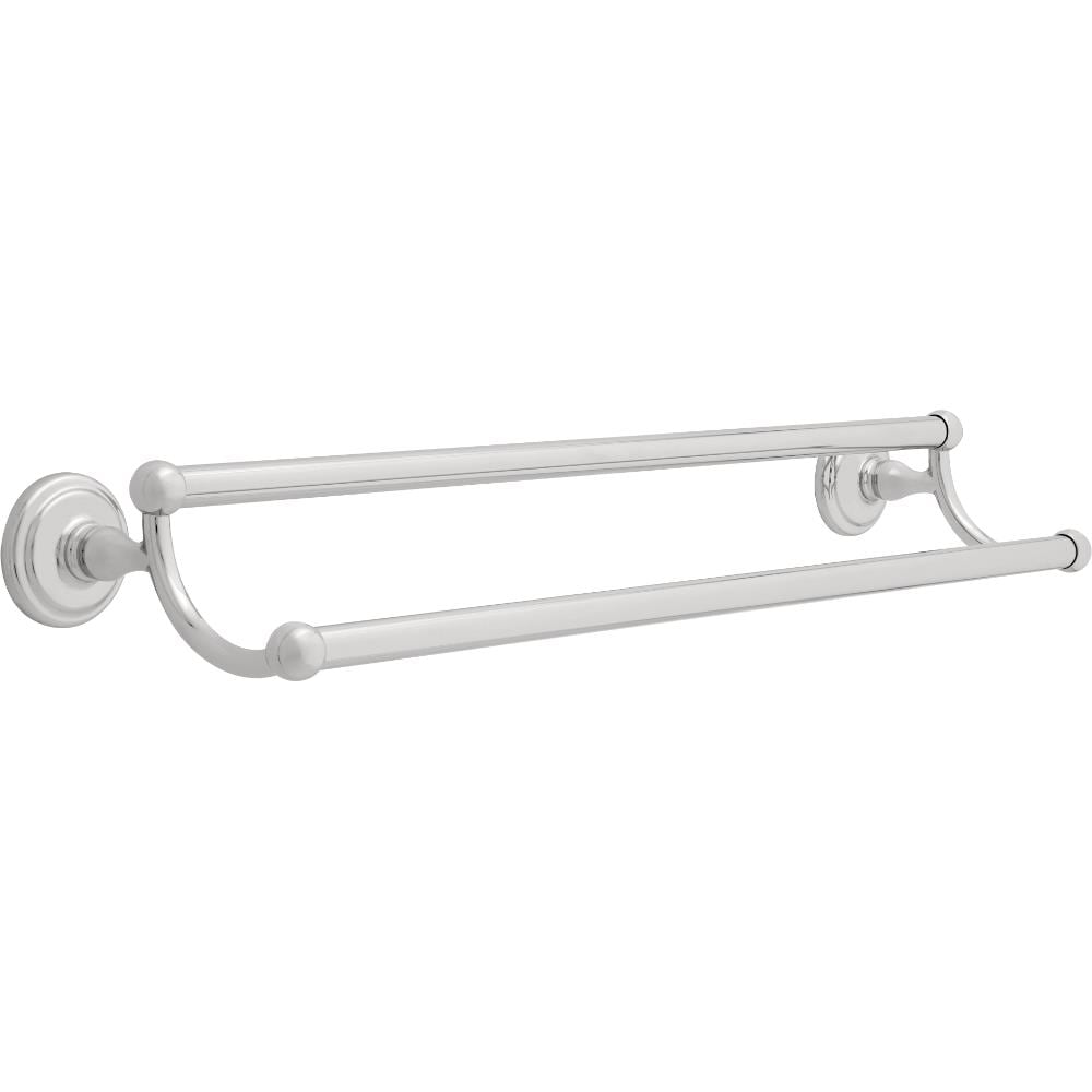 Franklin Brass Jamestown 24-in Double Polished Chrome Wall Mount Double ...