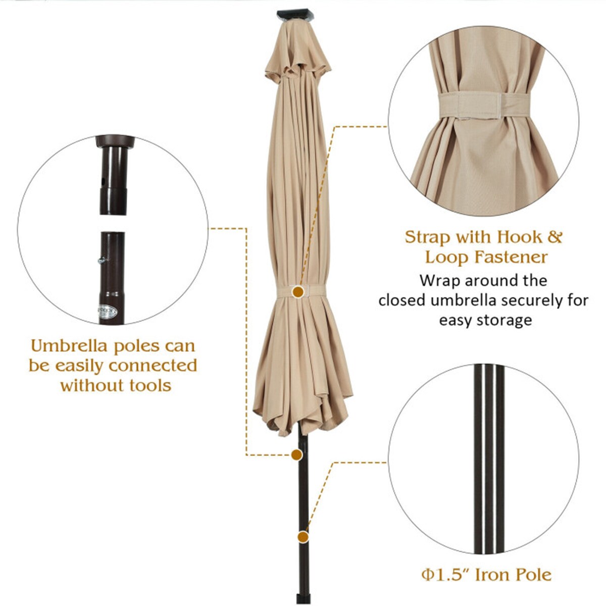 Mondawe KU03BS-BY895 Umbrellas-2 - View #7