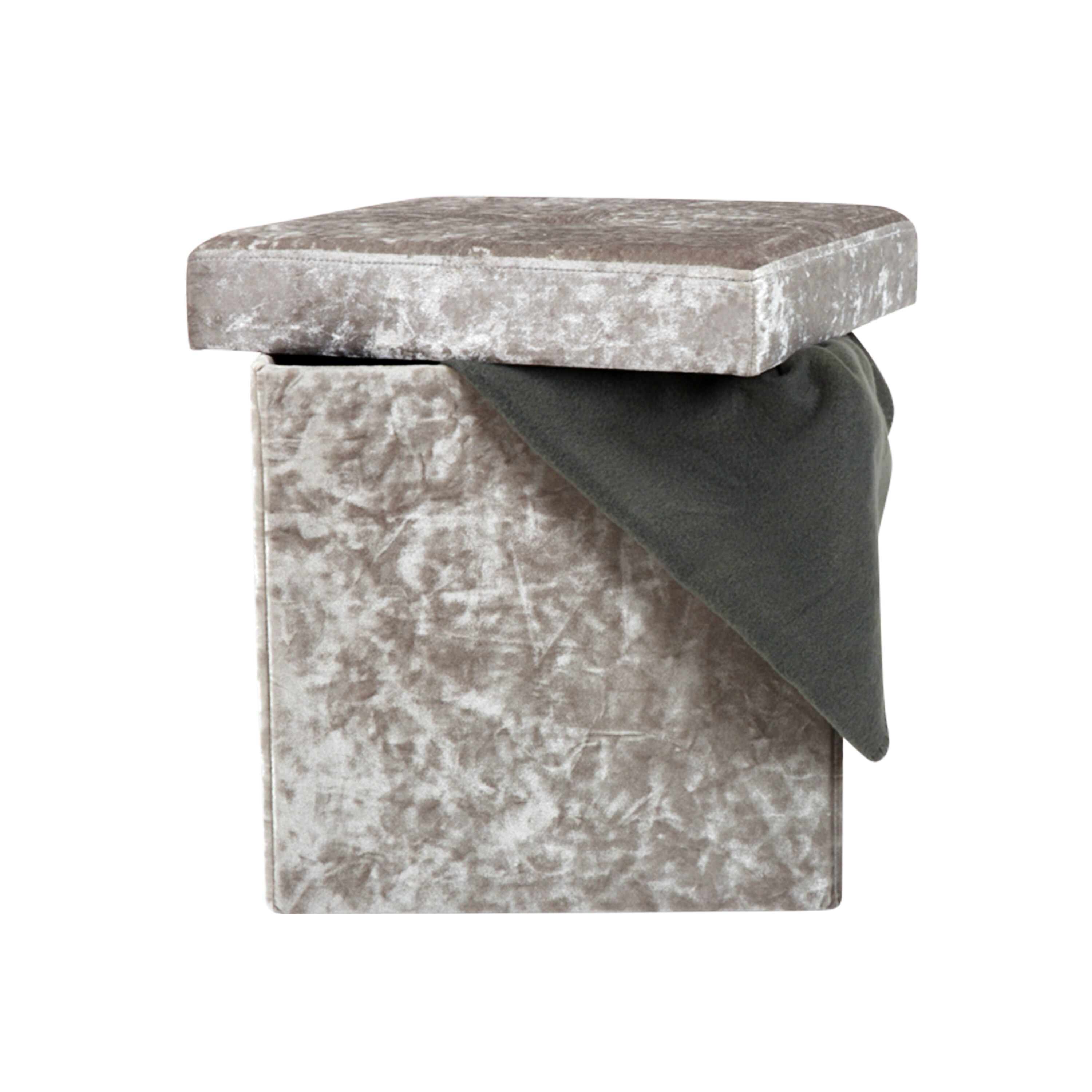 Simplify F-0649-SILVER Indoor-Ottomans - View #3