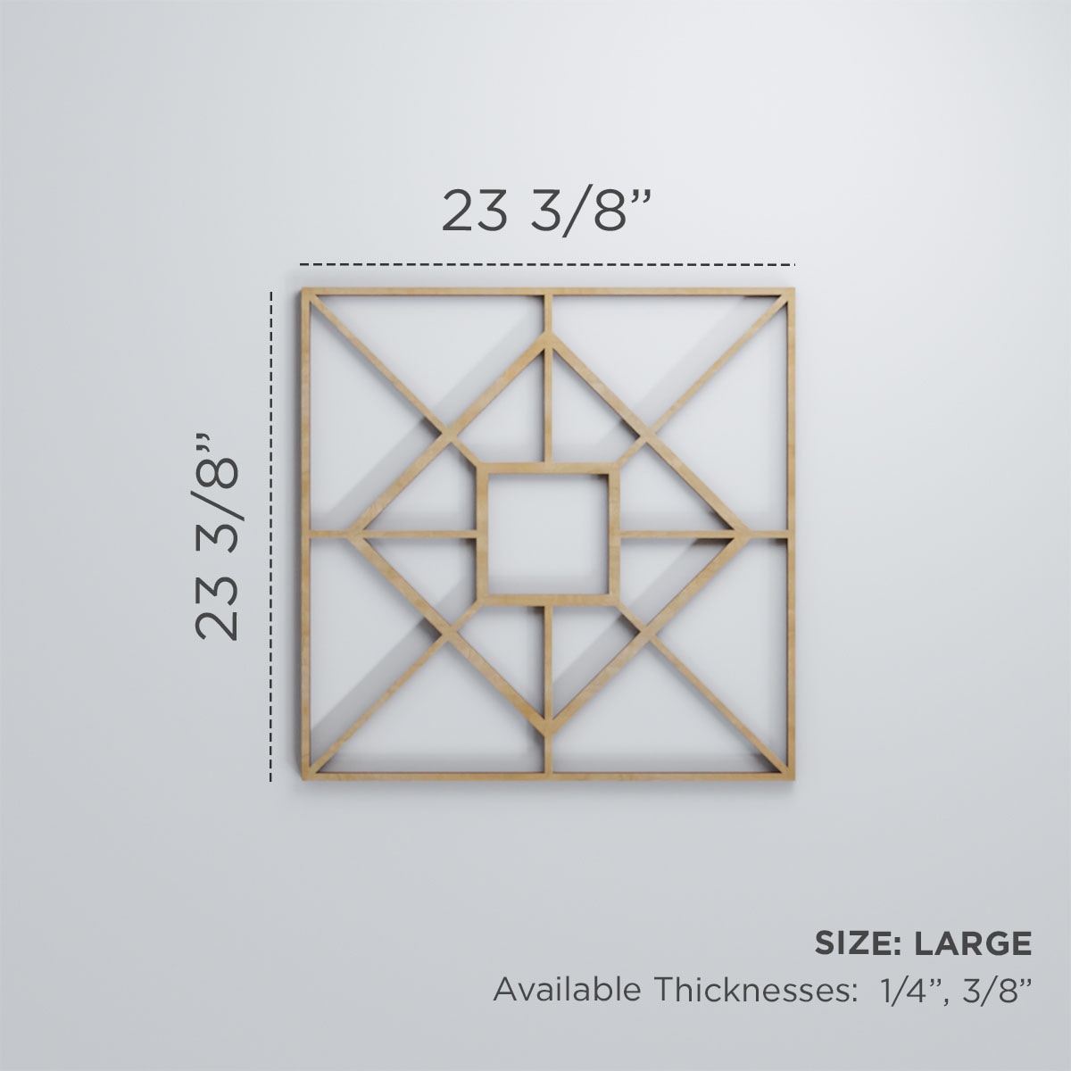Ekena Millwork WALW24X24X0375JTNCH Wall-Panels - View #3