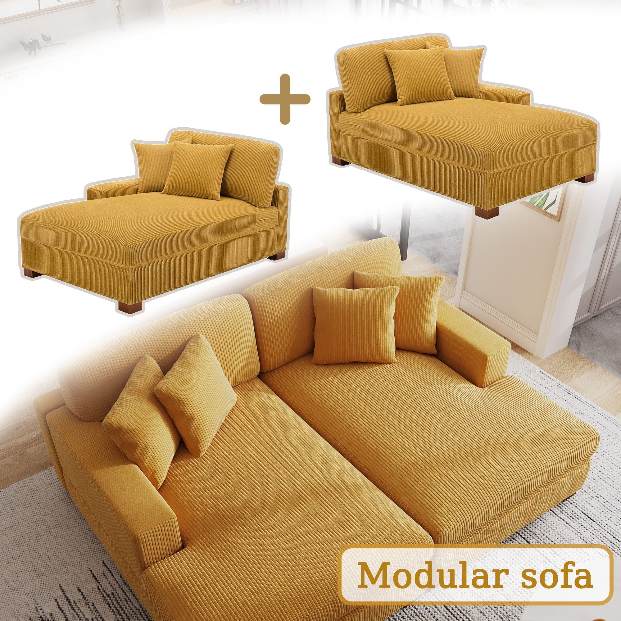 Dreamsidea CS7-ORG-CL-CR Sofas-Loveseats - View #5