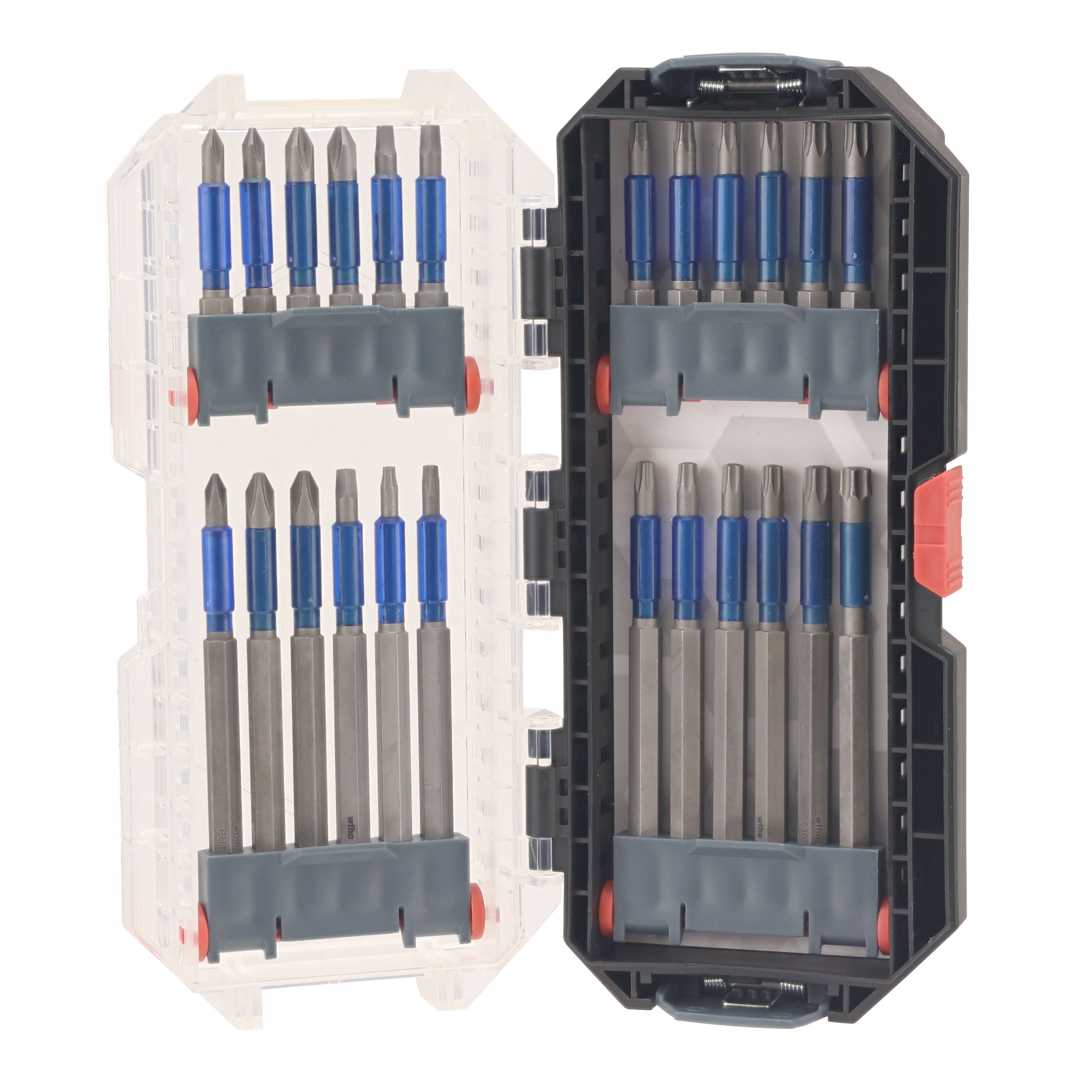 Wiha 76822 GoStack TerminatorBlue Impact Driver Bit Set 24 -Piece
