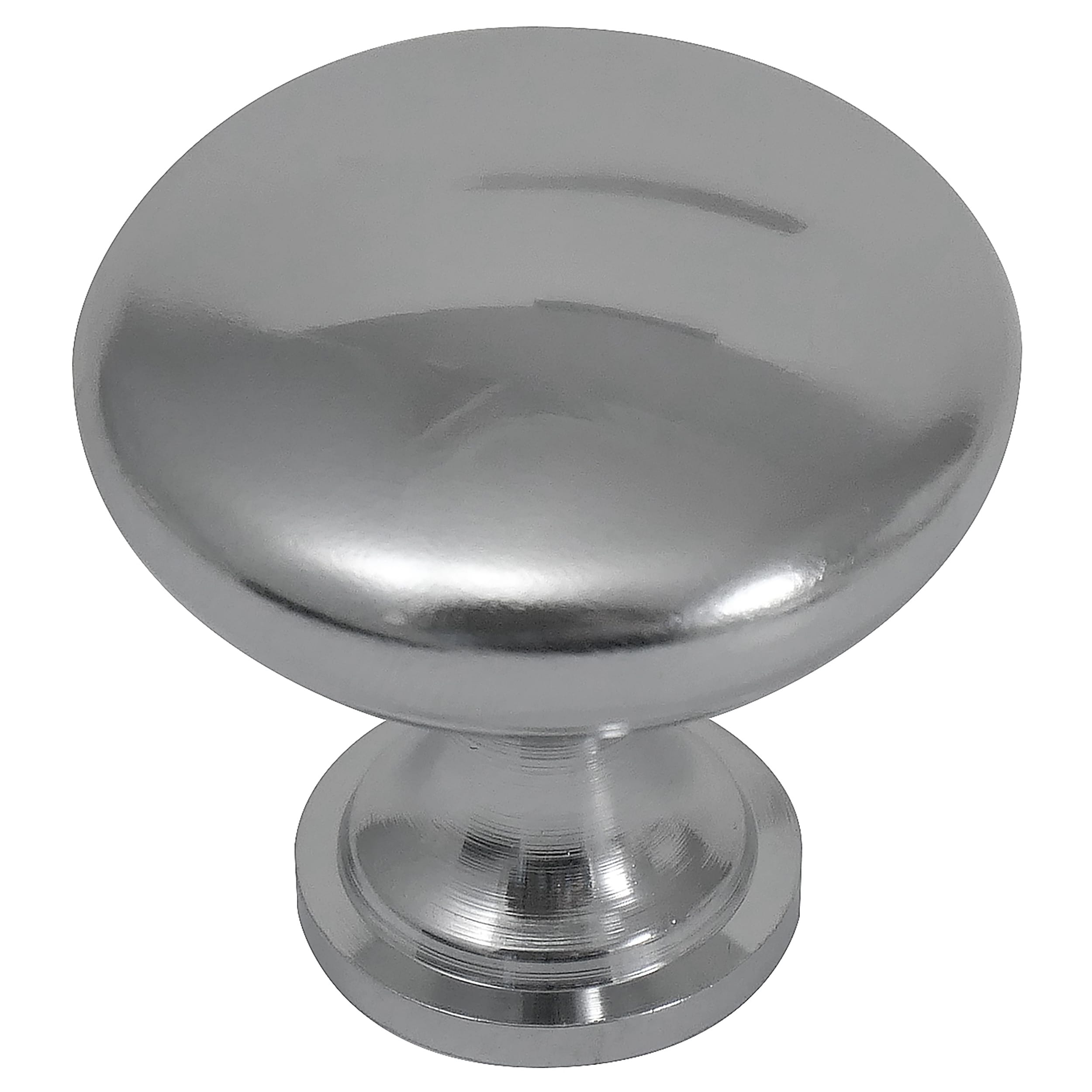 Laurey 59912 Ultima 1-3/8-in Polished Chrome Round Contemporary Cabinet Knob 10 -Pack