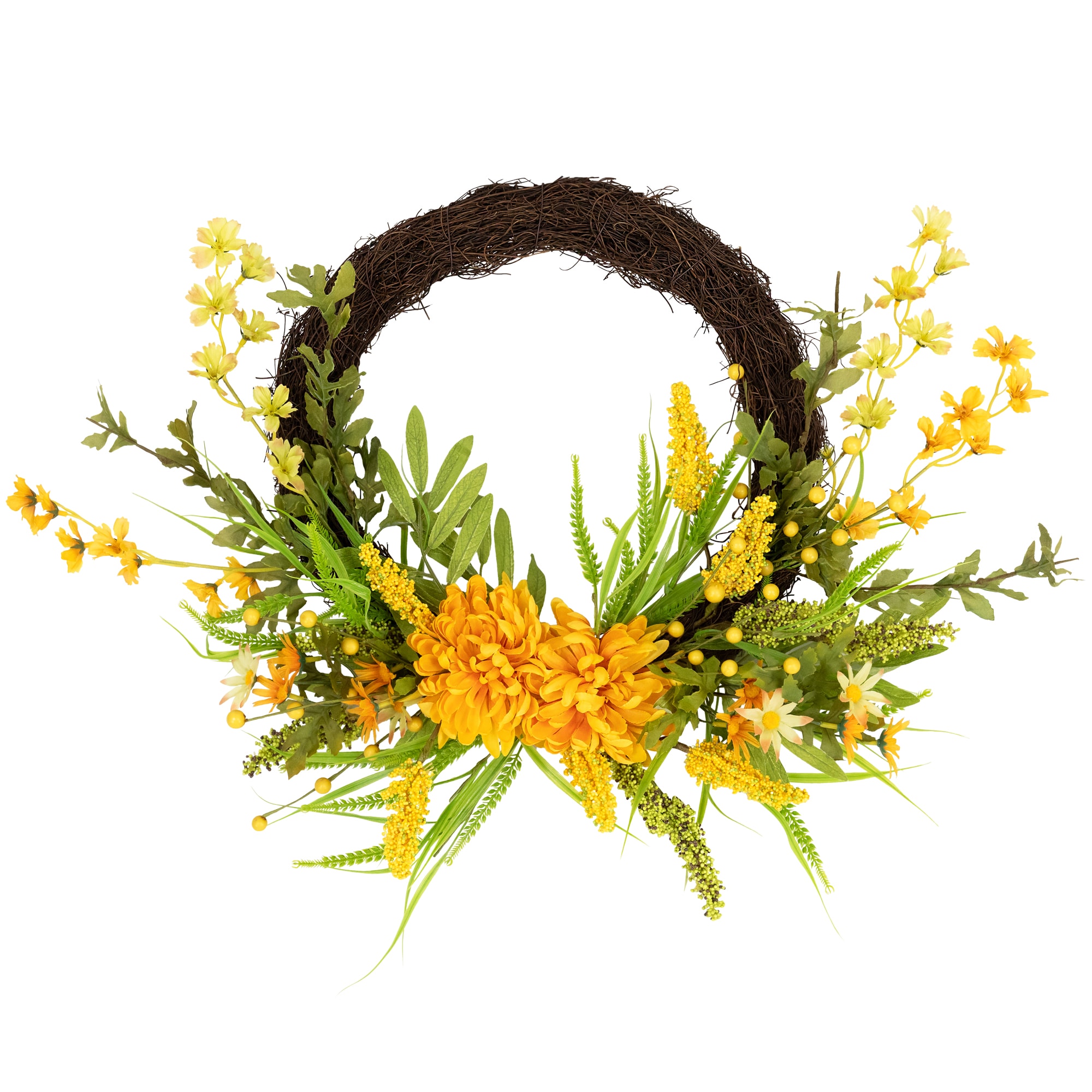 Northlight 34868421 0.5-ft 22-in Harvest Artificial Wreath
