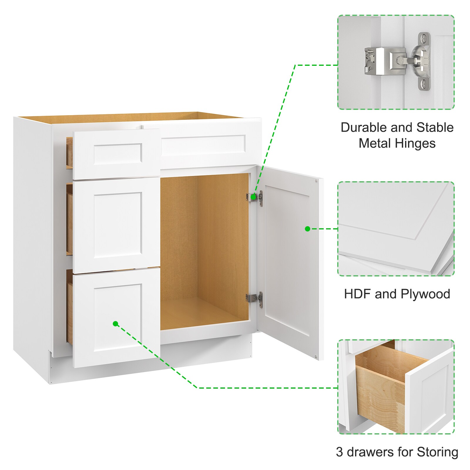 LOVMOR SW-V3021DL-LOWES vanities - View #4
