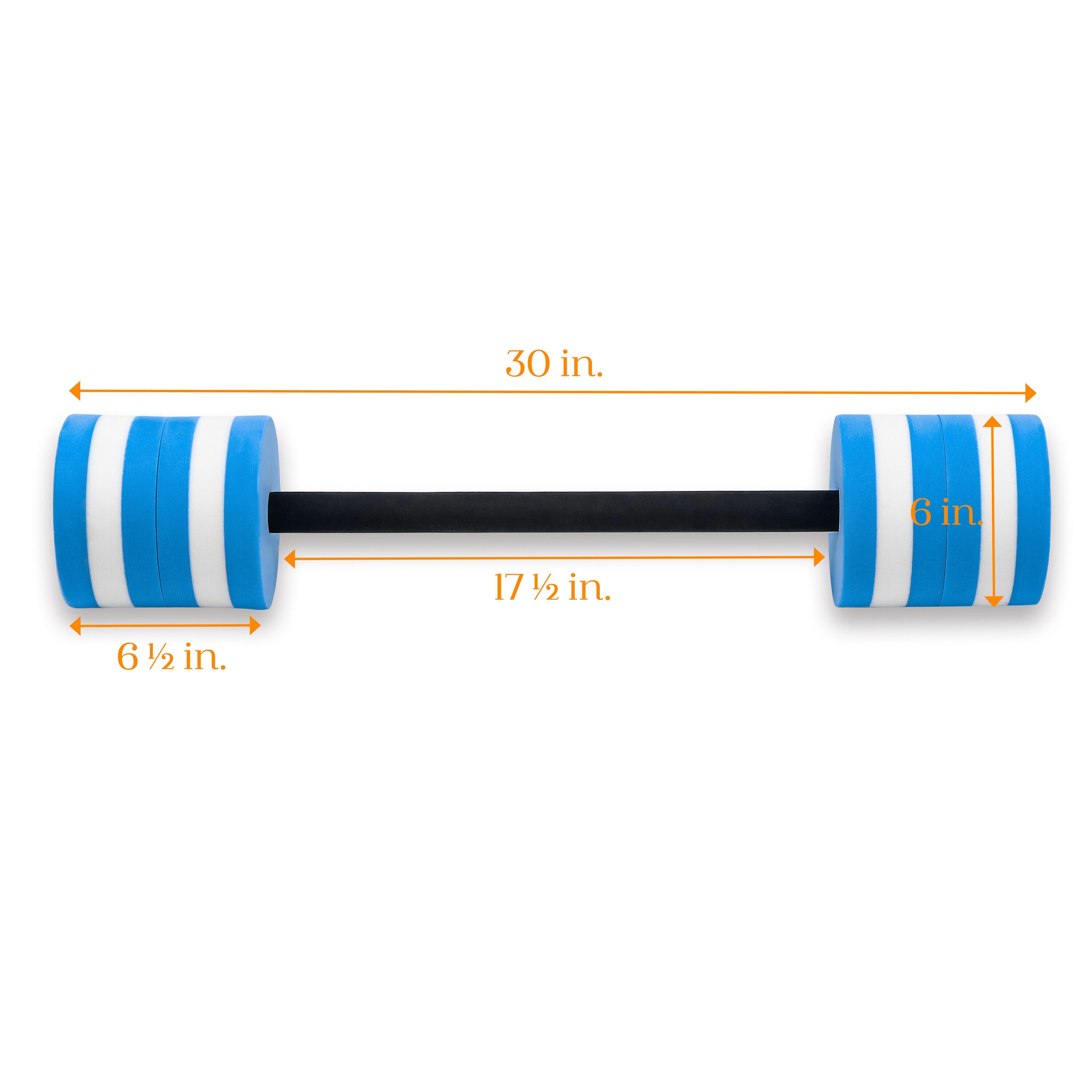Trademark Innovations BARBLS-WTR-LONG dumbbells - View #2