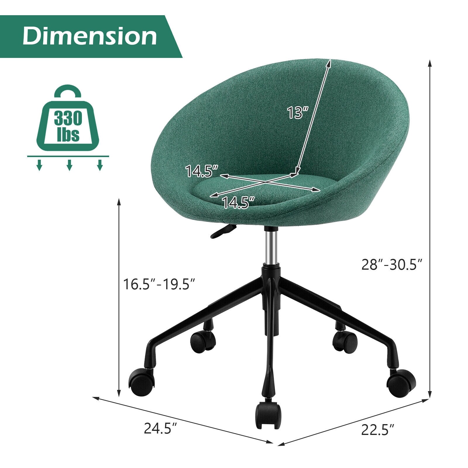LIVIZA INS-10357GN chairs - View #2