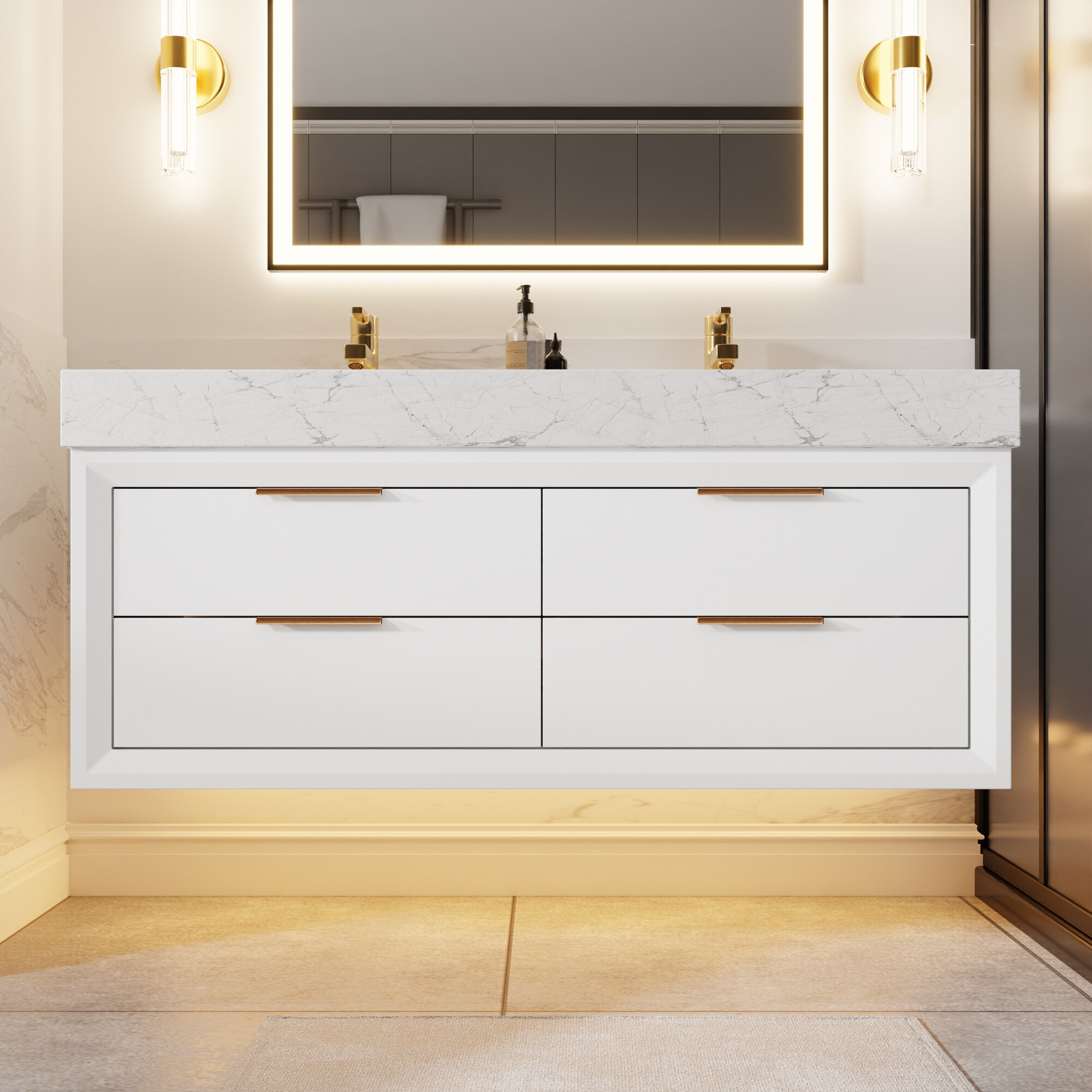 ExBrite XB4821V10DWH Bath-Vanity-Combo - View #7