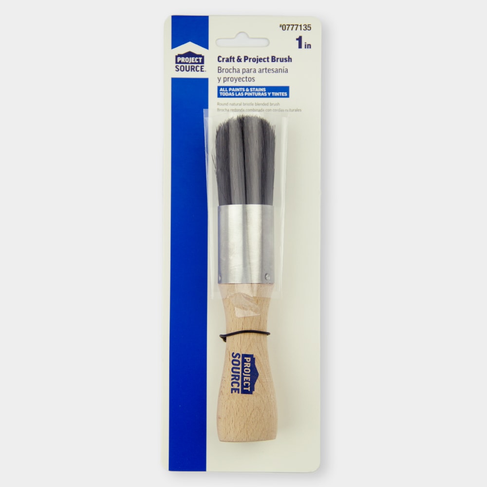 Wholesale Deluxe Angled Paint Brush- 3 NATURAL
