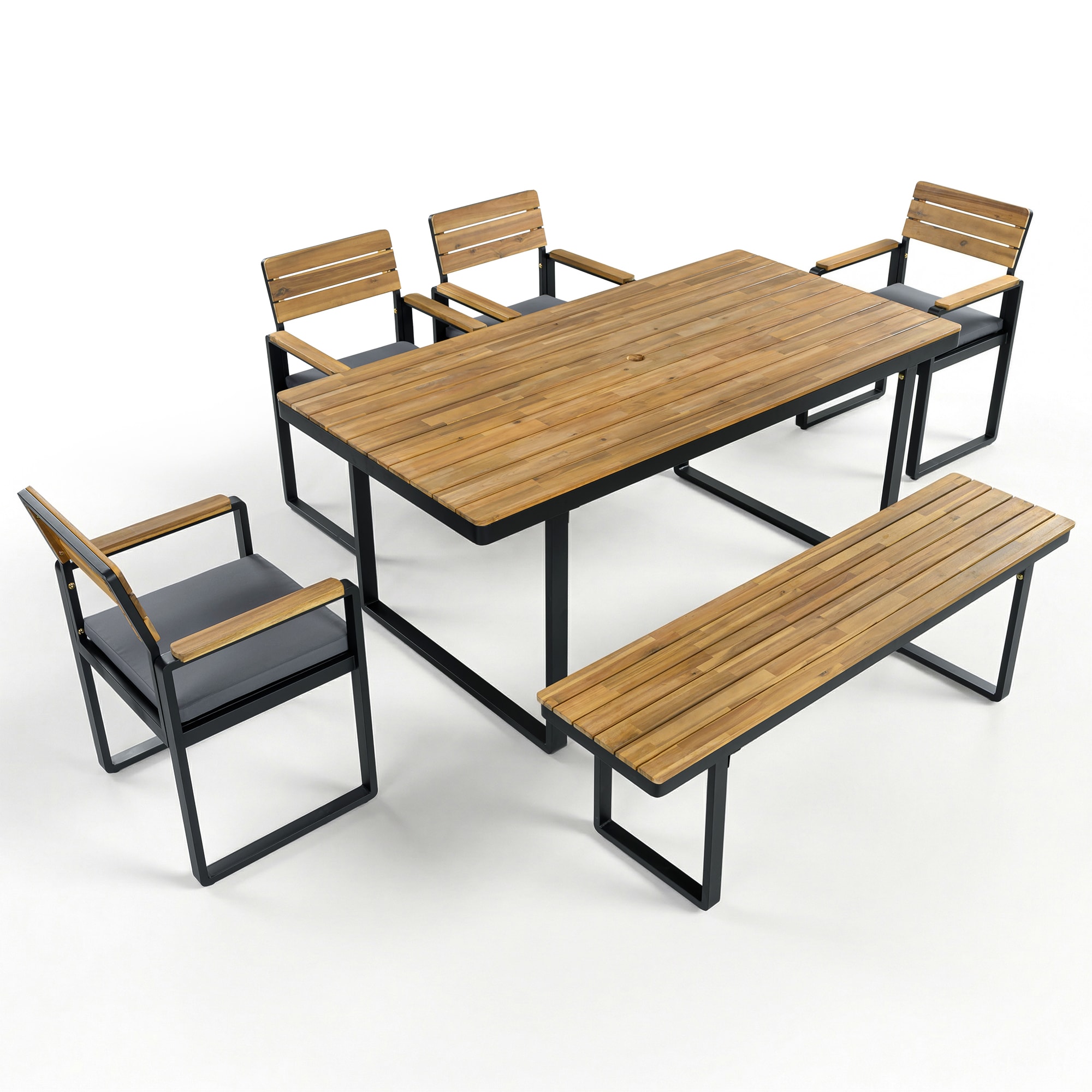 Poinic YUR-PS001GY Patio-Dining-Sets - View #4