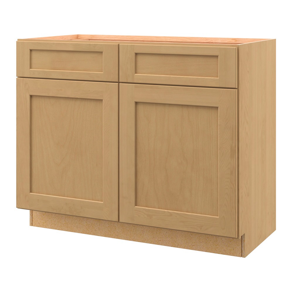 allen + roth Innsbrook 42-in Rye Bathroom Vanity Base Cabinet without ...