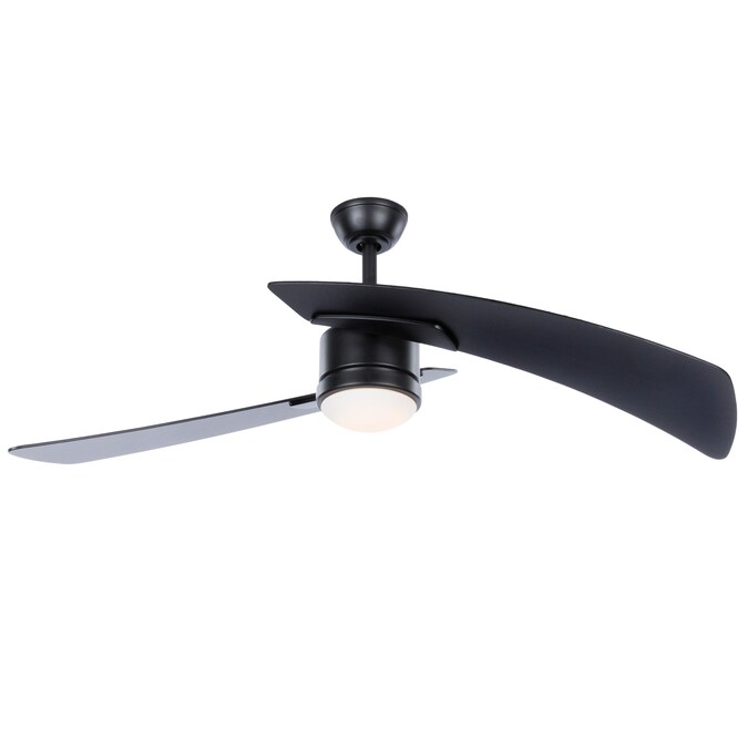 Black Led Indoor Ceiling Fan, 2 Blade Ceiling Fan With Light
