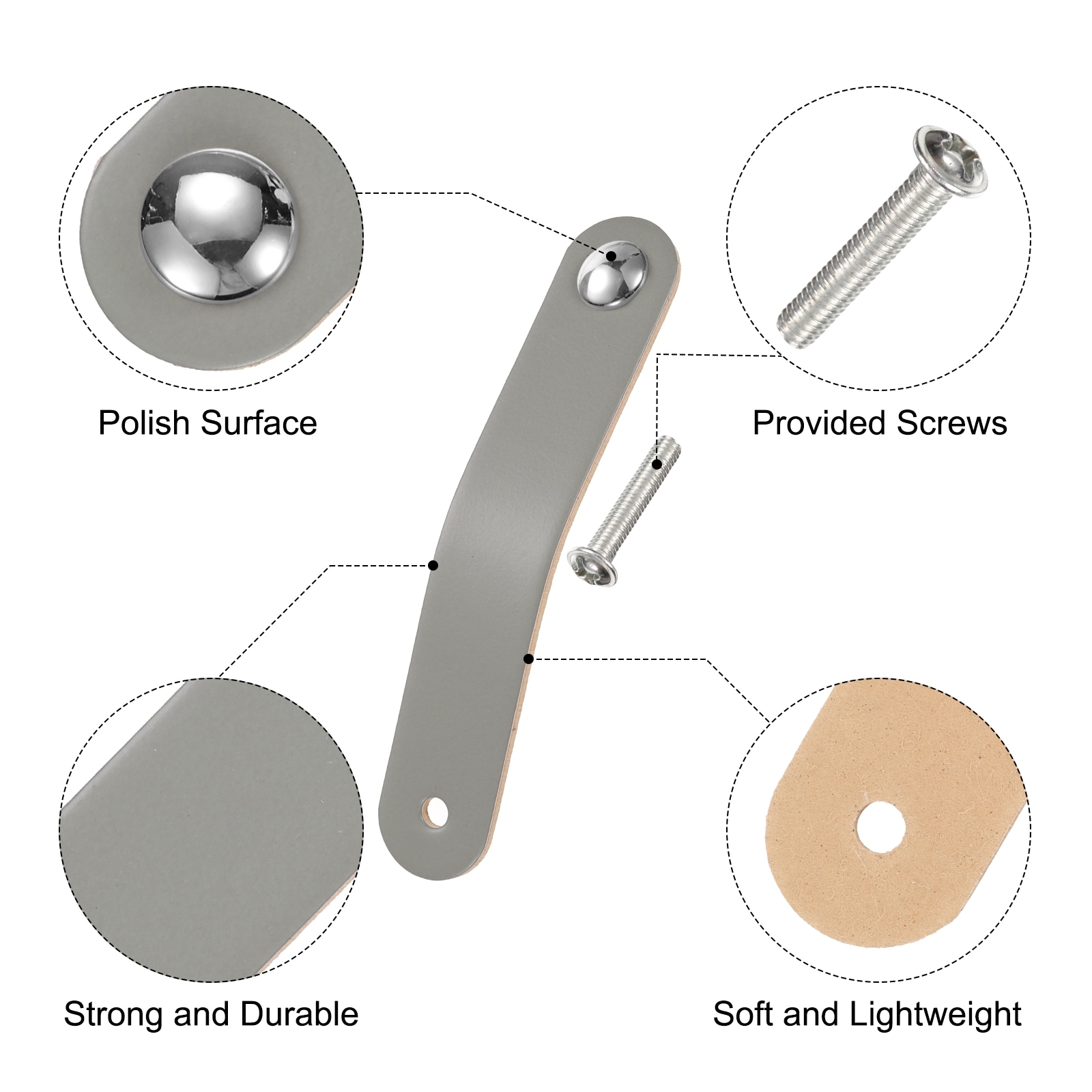 Unique Bargains S25092300UX2866 Cabinet-Pulls - View #3