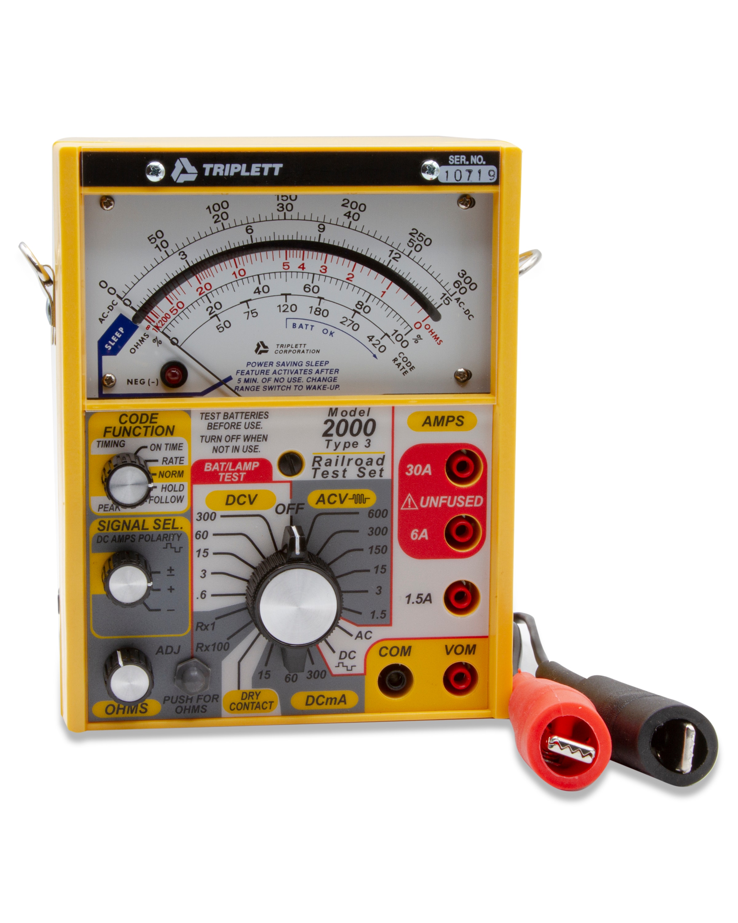 TRIPLETT 2010 Analog Display Voltage Tester 600-Volt