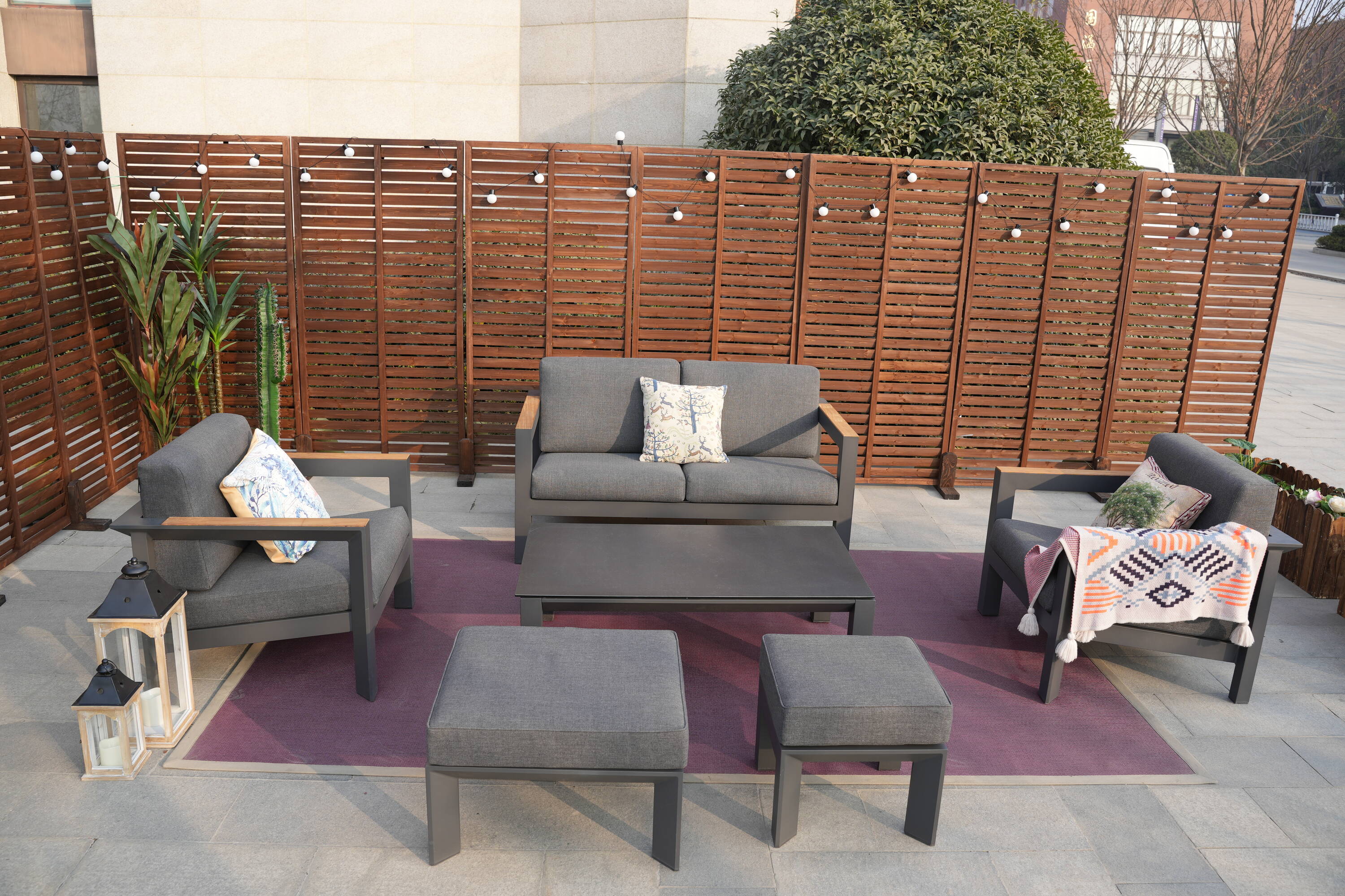 Direct Wicker DWS-2326LS2SCTA&27F Patio-Conversation-Sets - View #3