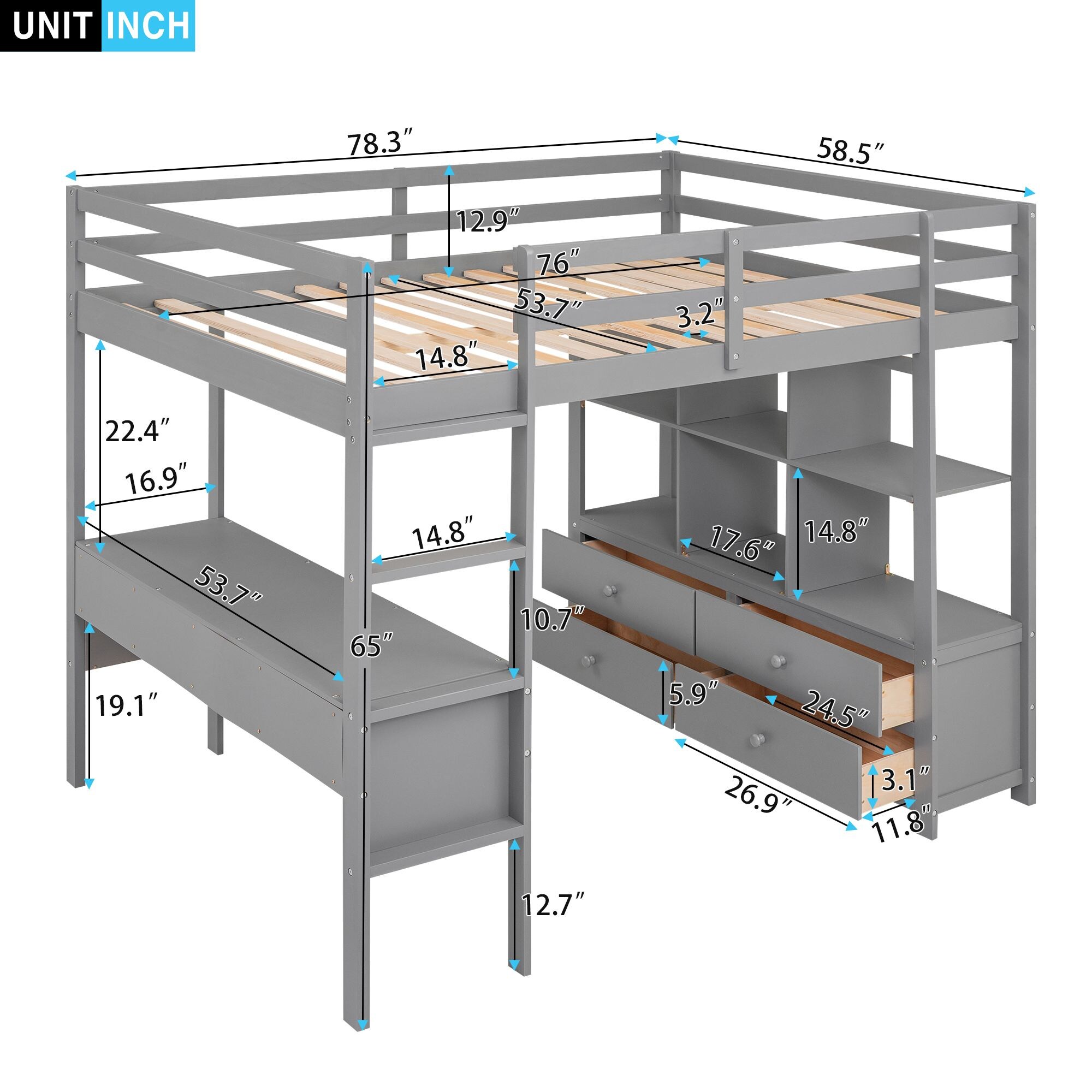 Yiekholo LL-1772AAE Bunk-Beds - View #4