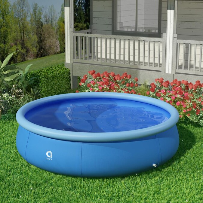 Fufu Gaga Inflated Swimming Pool 10 Ft, 10 Ft Above Ground Pool