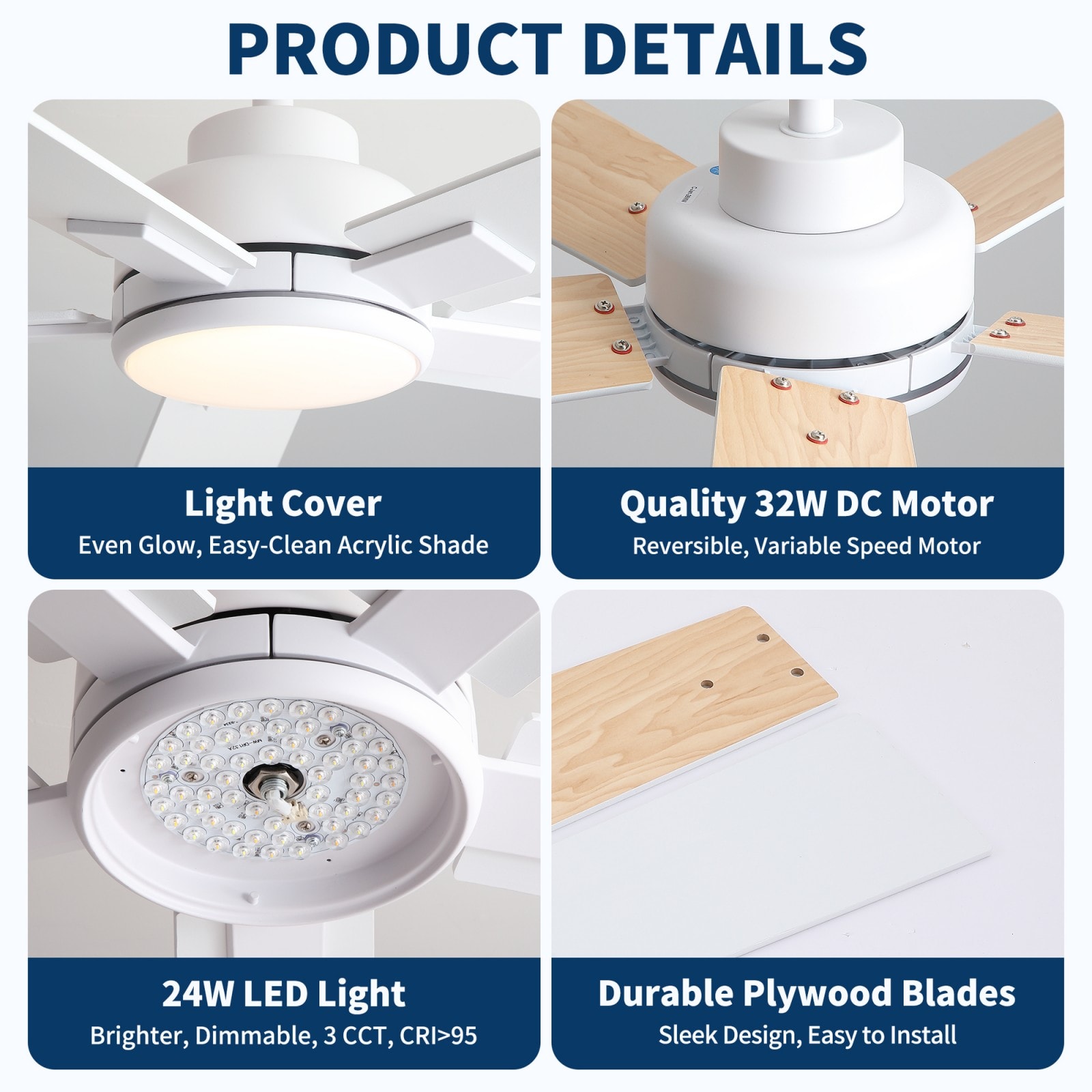GlasFlength LW-CF-054 Ceiling-Fans - View #5