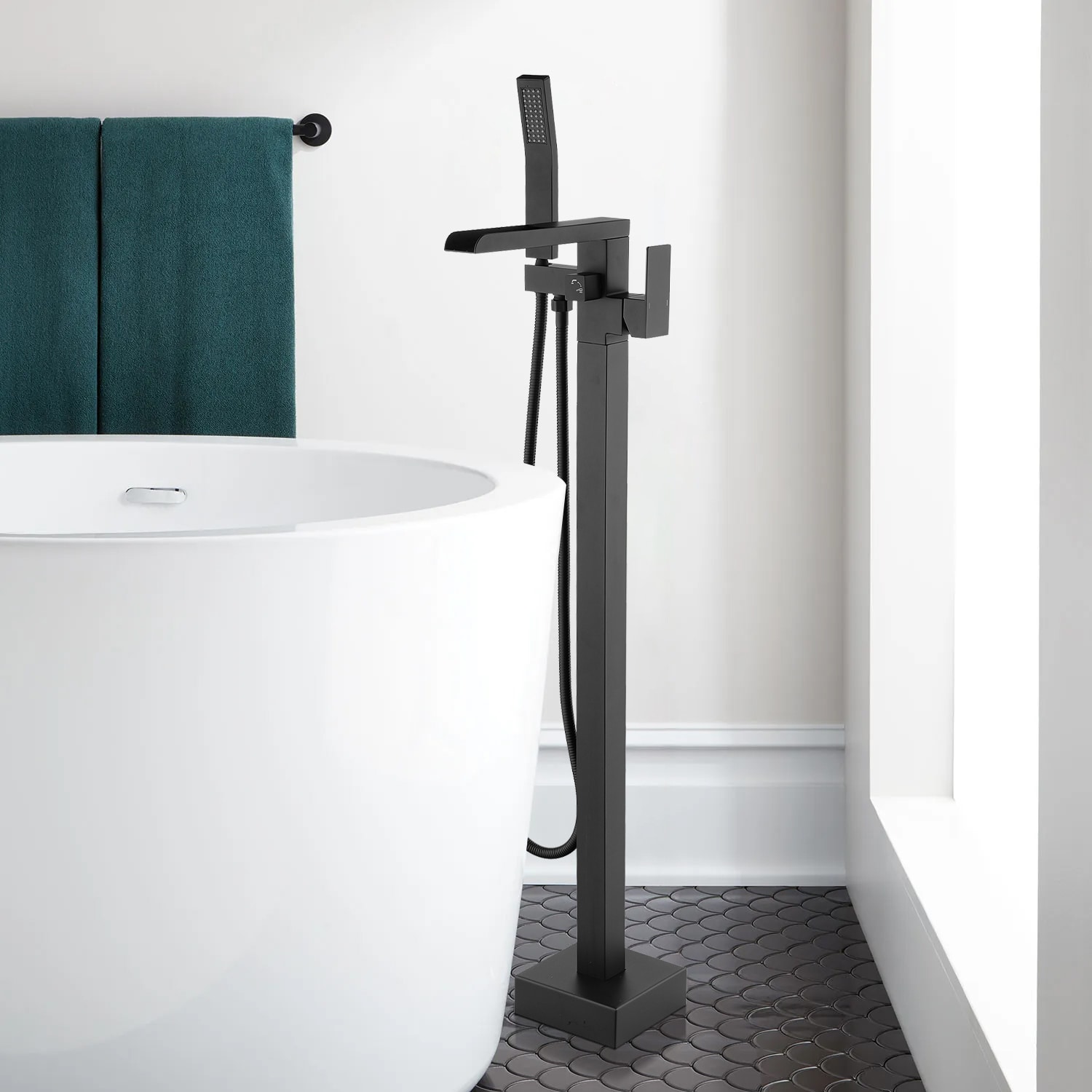 WELLFOR DB-BT2H Roman-Tub-Faucets - View #2